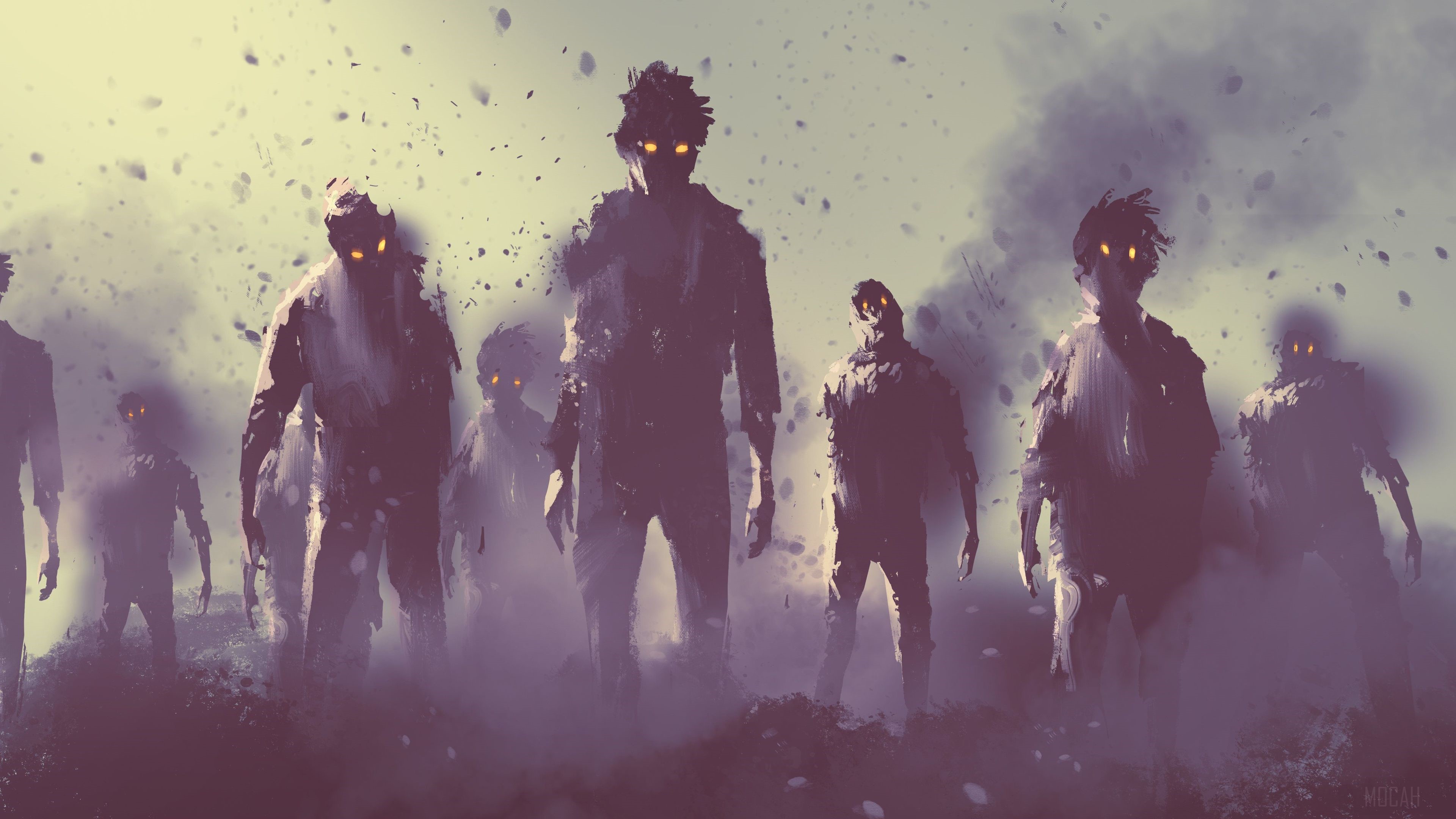 Evil Zombies Concept Art 4K HD Wallpaper