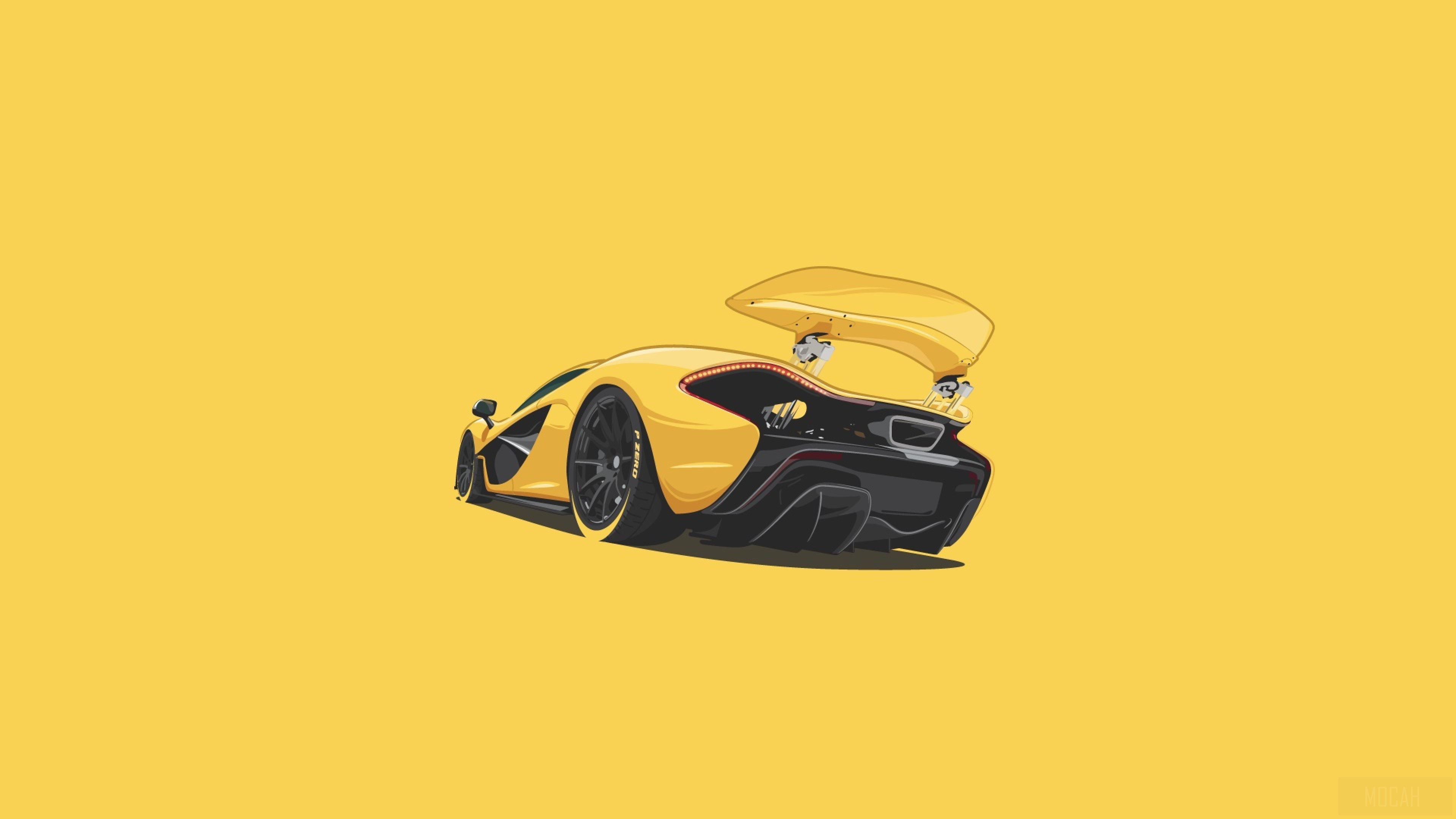 Mclaren P1 Minimalism HD Wallpaper