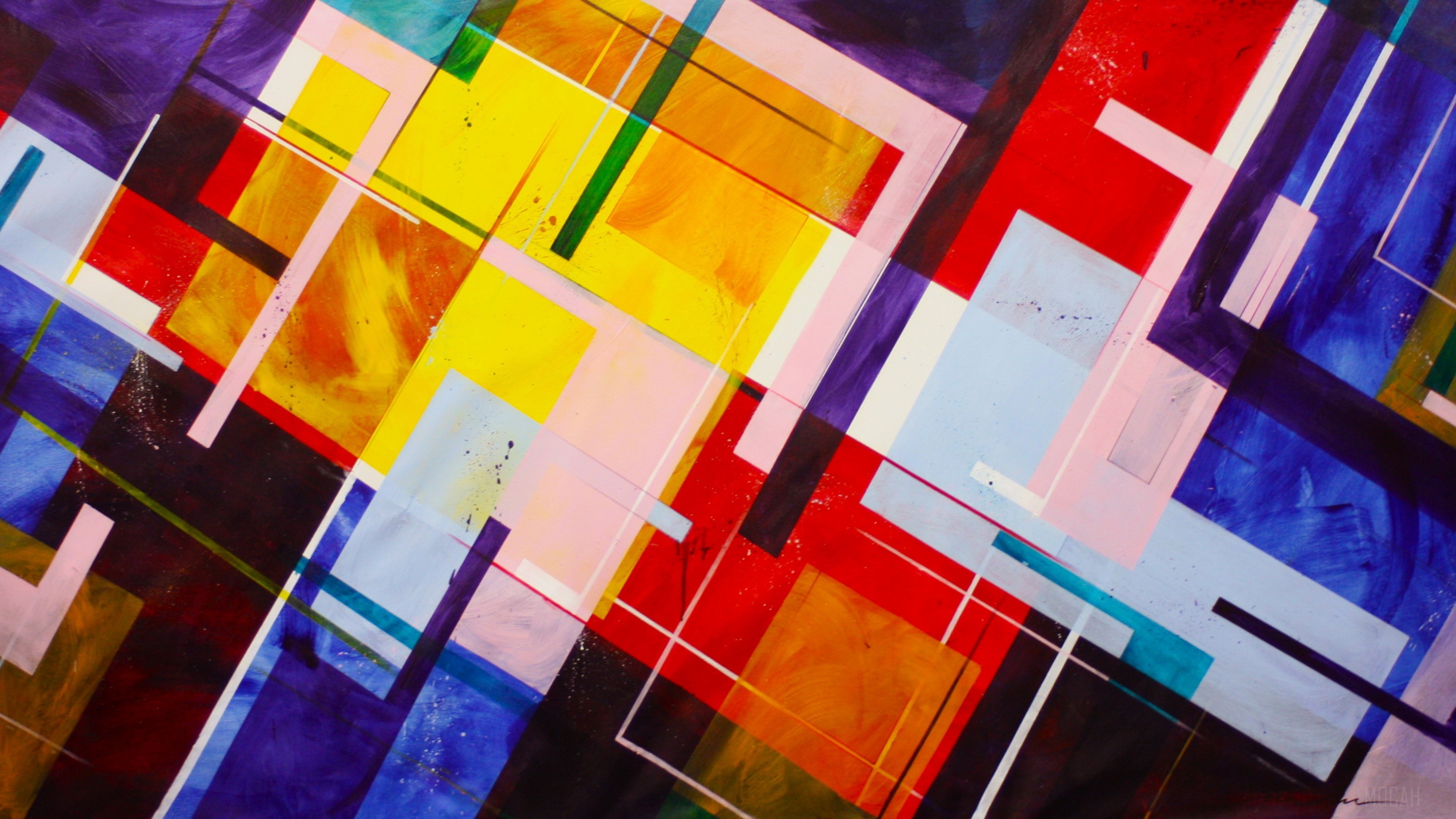 Abstract Lines Colorful HD Wallpaper