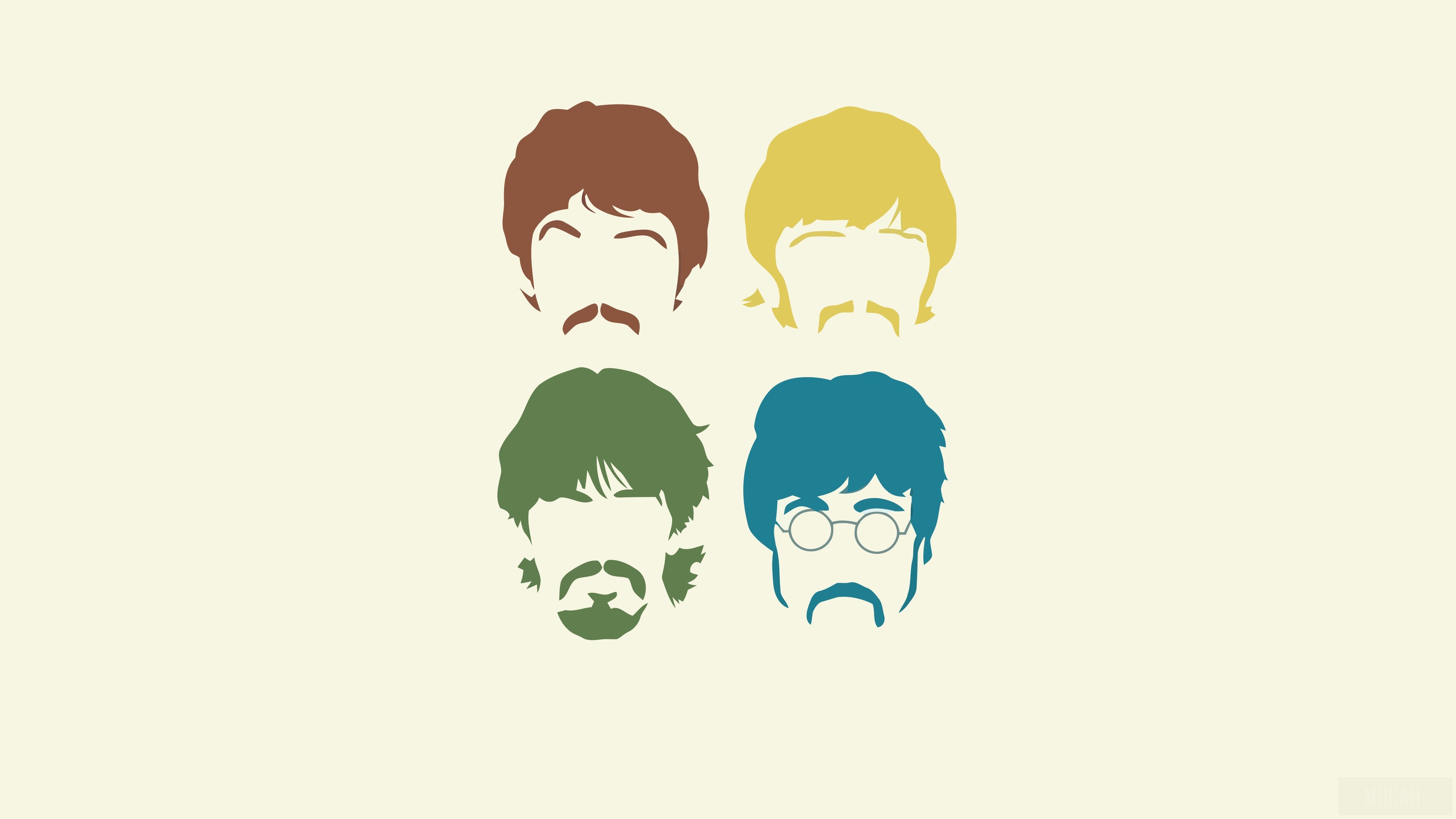 The Beatles 4K HD Wallpaper