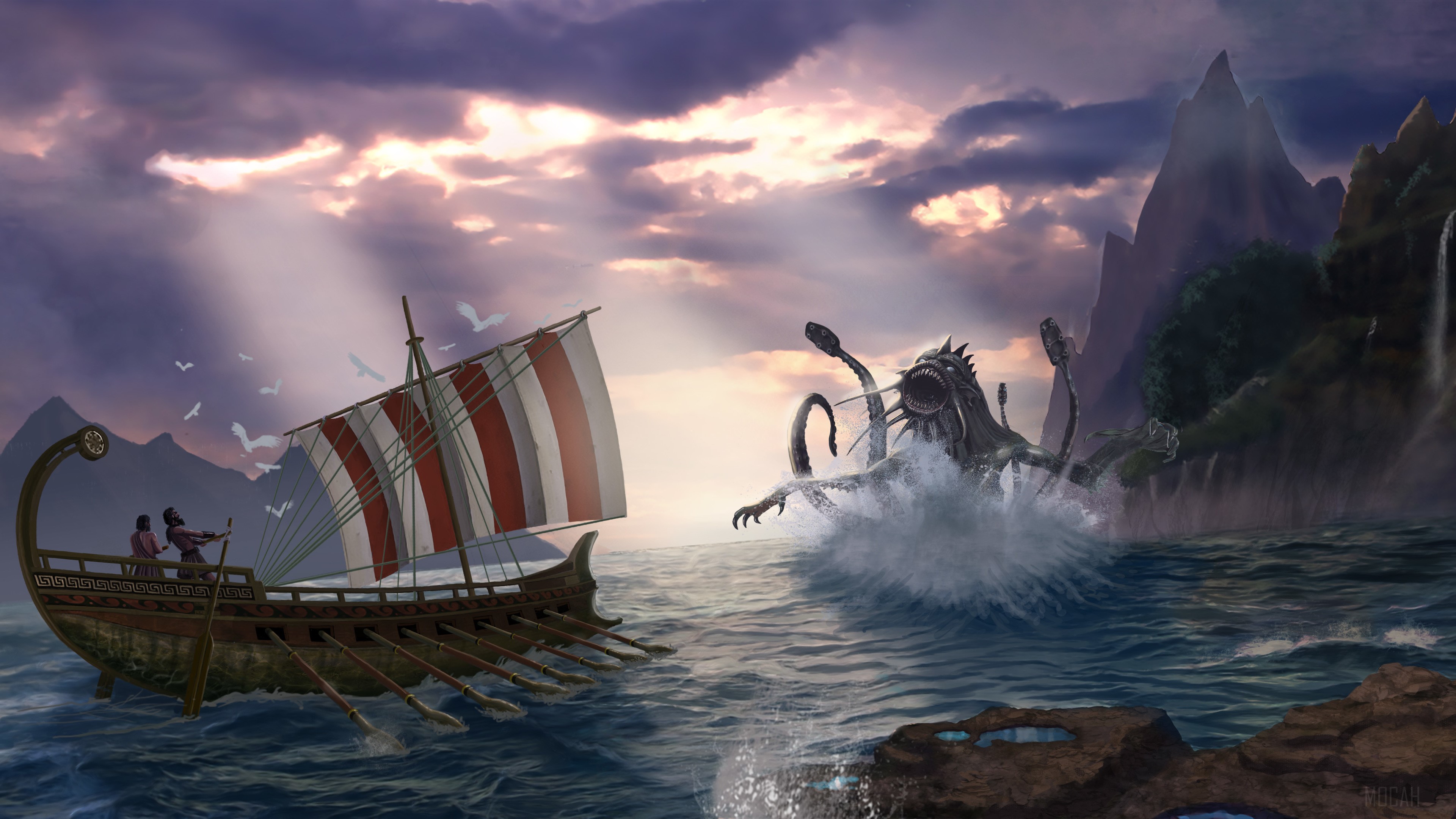 Odyssey Key Art 4K HD Wallpaper