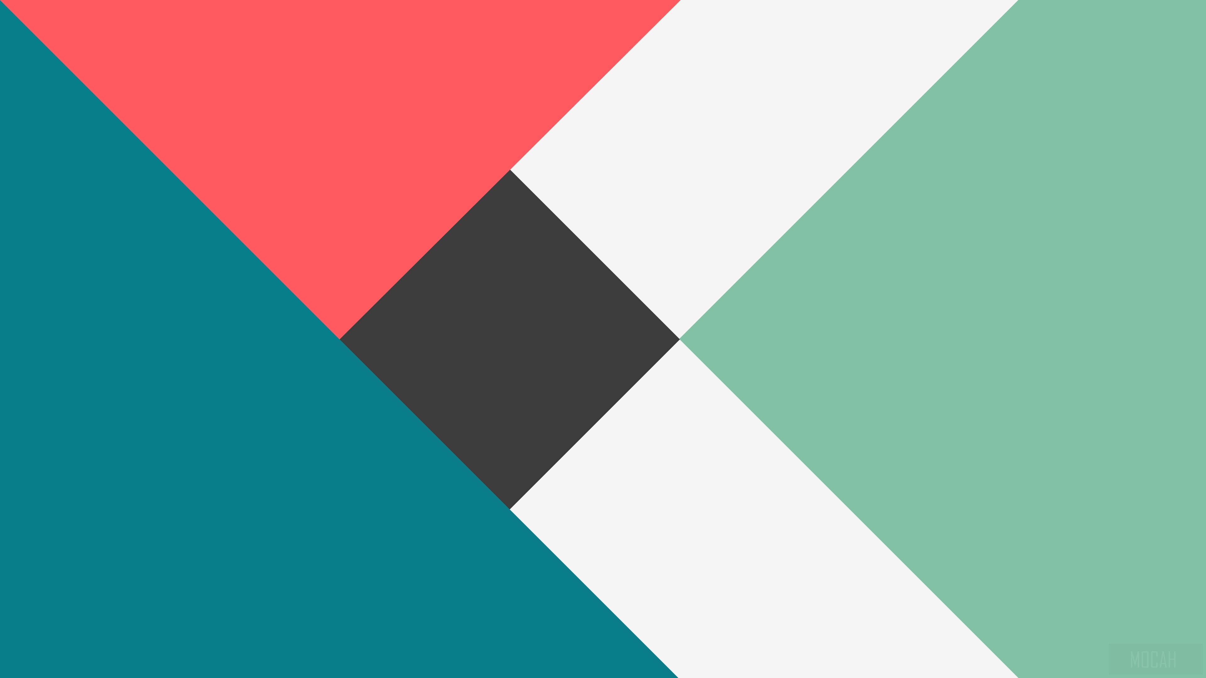 Minimalist geometric abstract art 4K HD Wallpaper