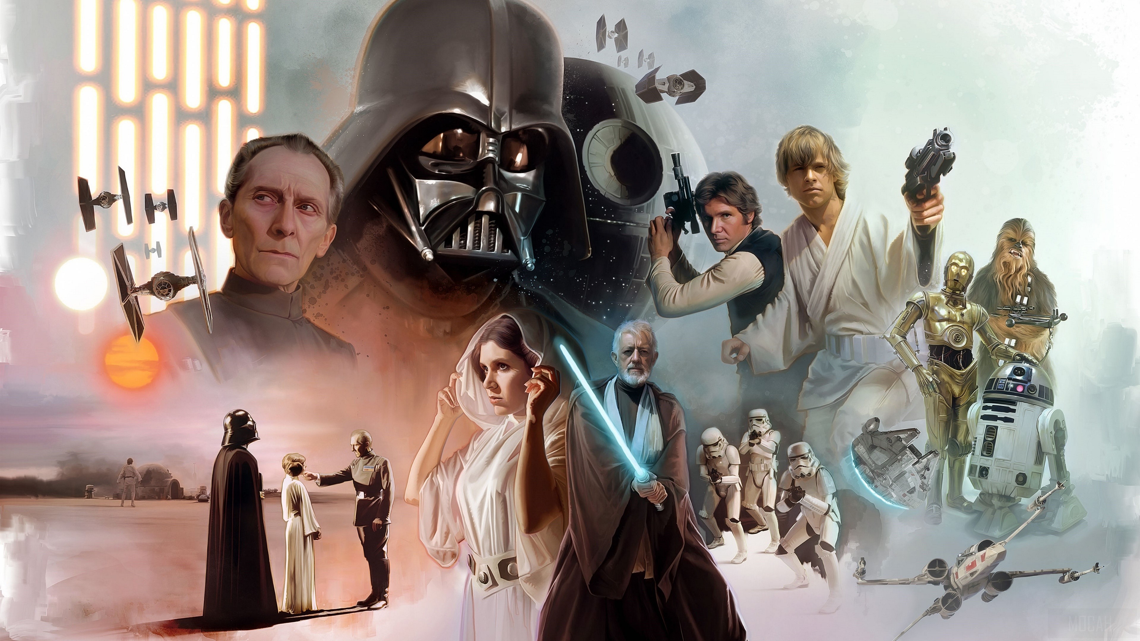 Star Wars Scifi Artwork HD Wallpaper