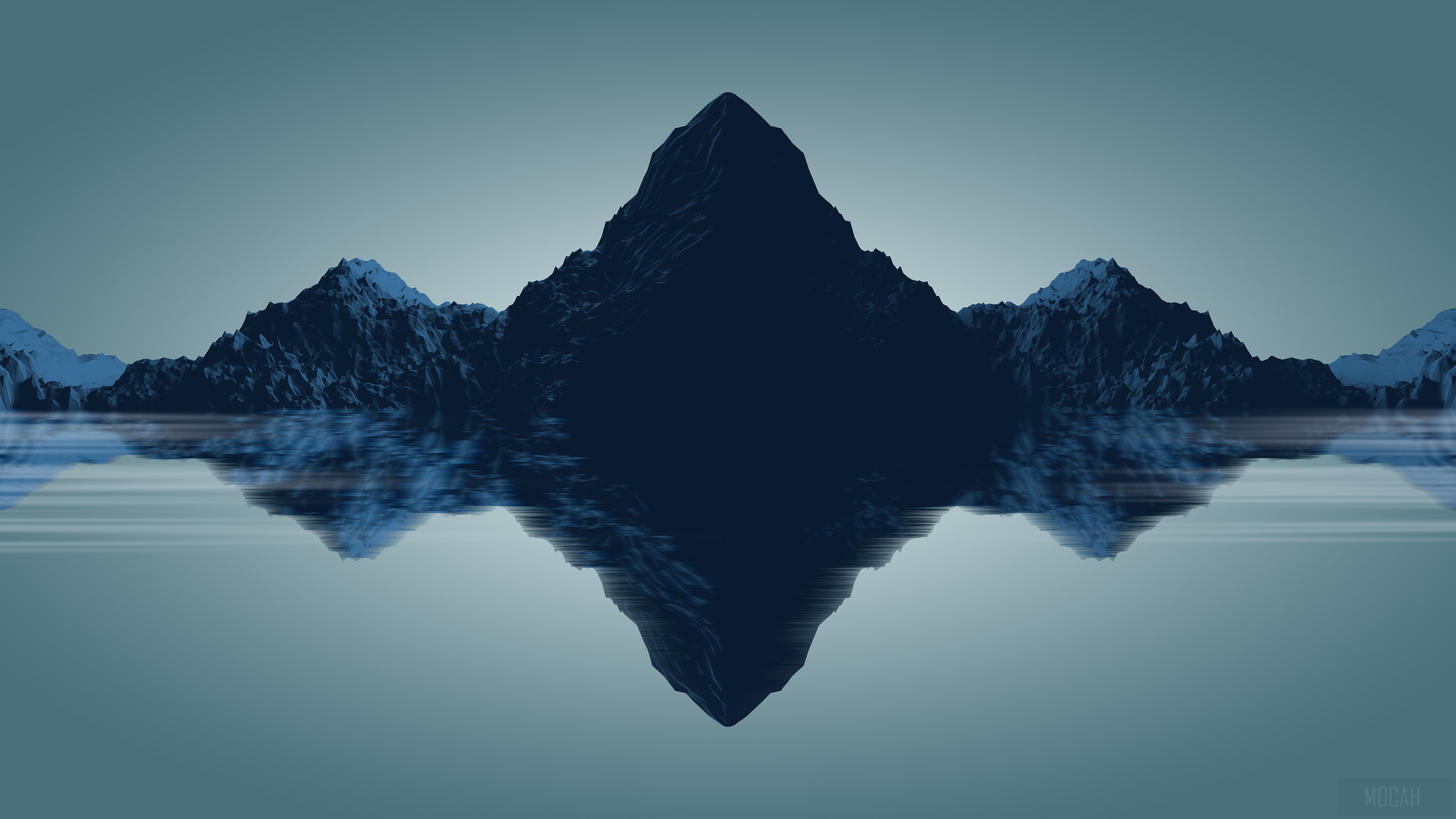 Artistic Mountains HD Wallpaper