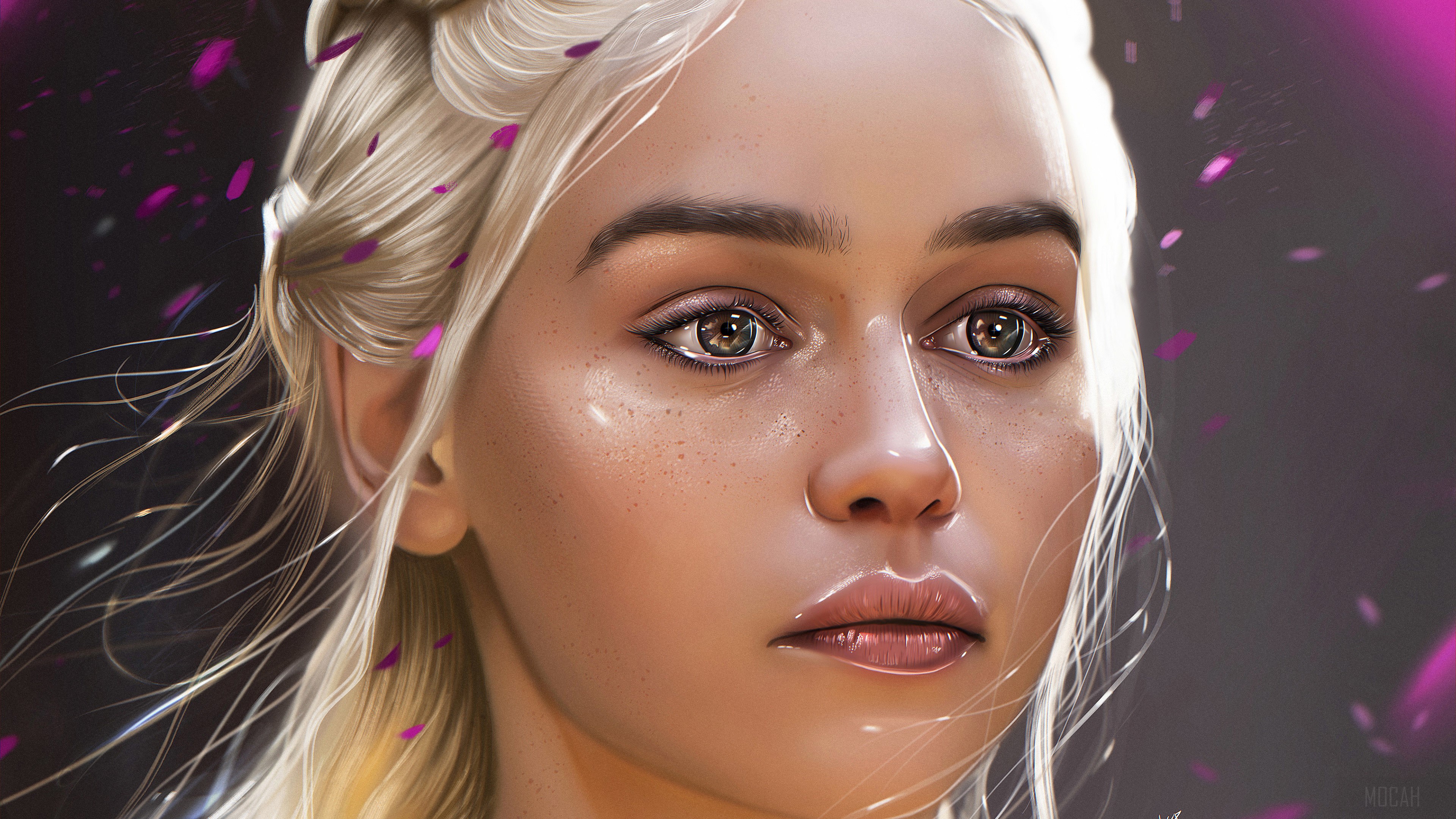 Daenerys Targaryen Fan Art 4K HD Wallpaper