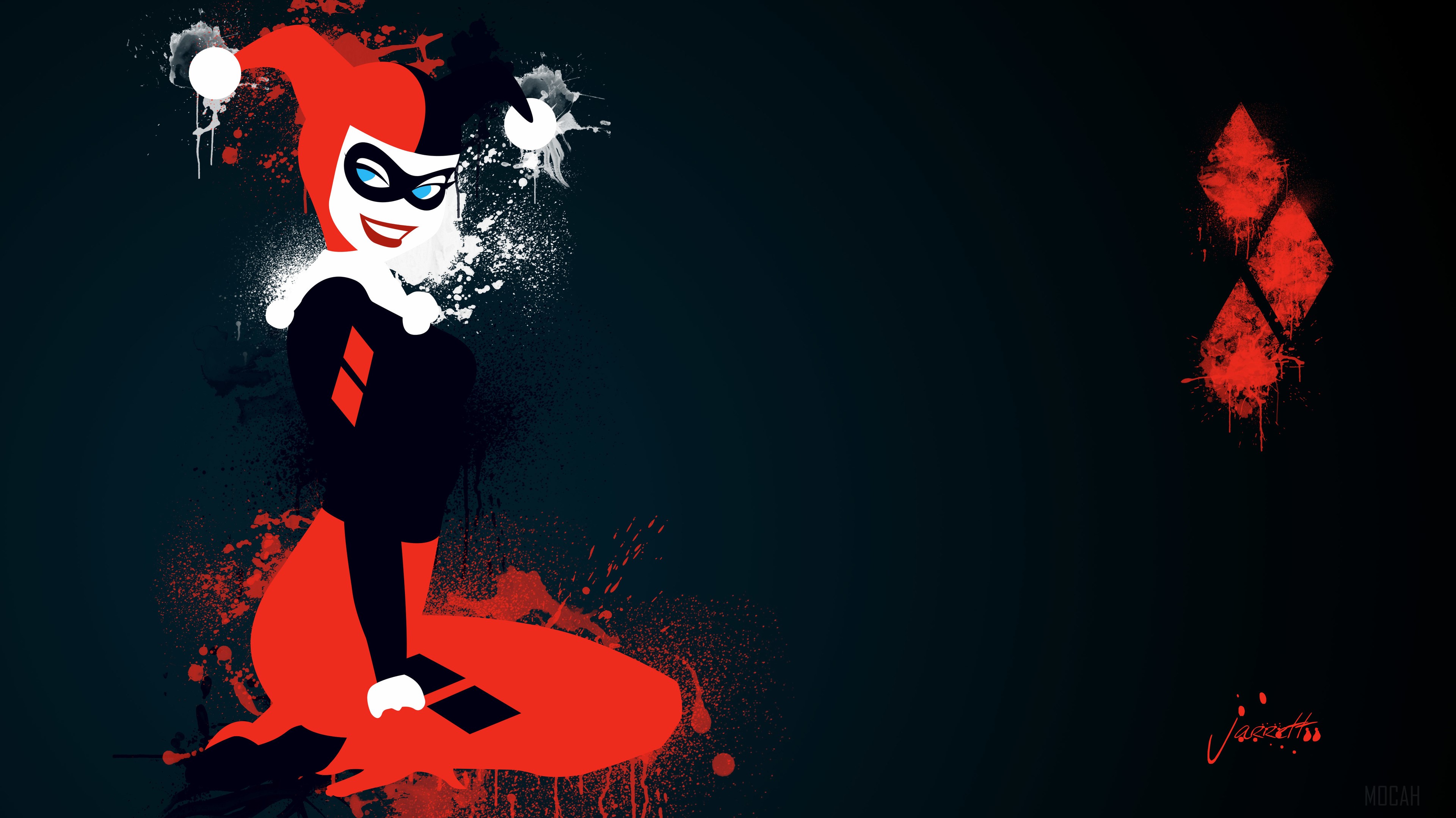 Harley Quinn from DC Comics Artwork 4K HD Wallpaper