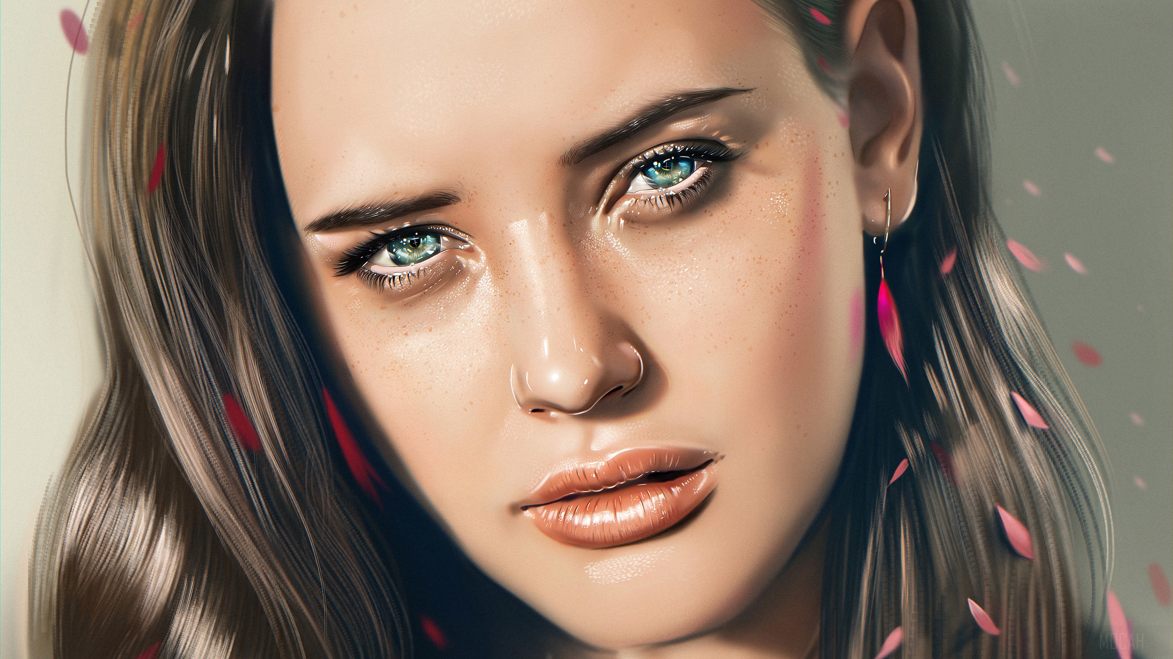 Katherine Langford Fan Art HD Wallpaper