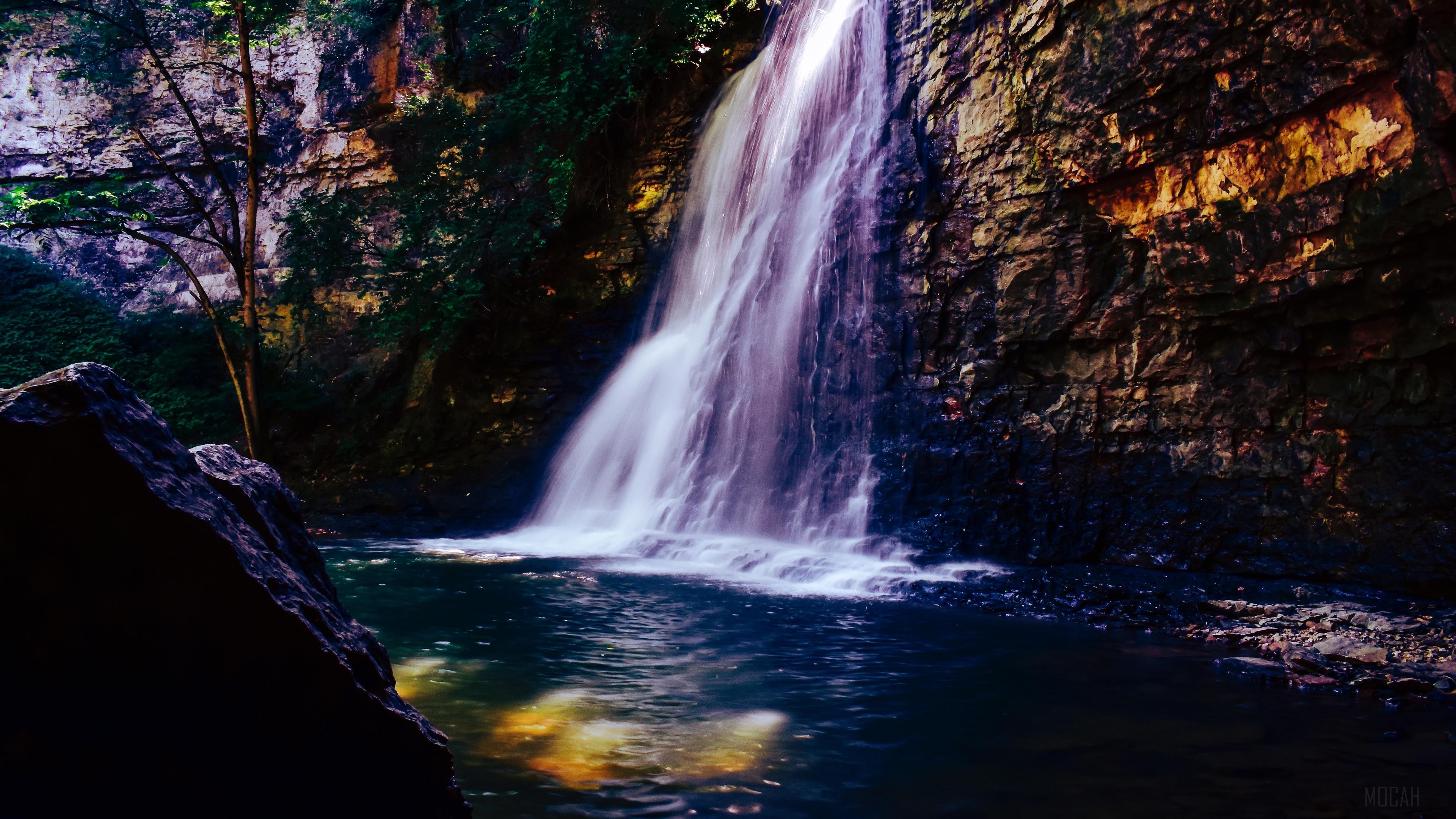 Waterfall Scenery HD Wallpaper