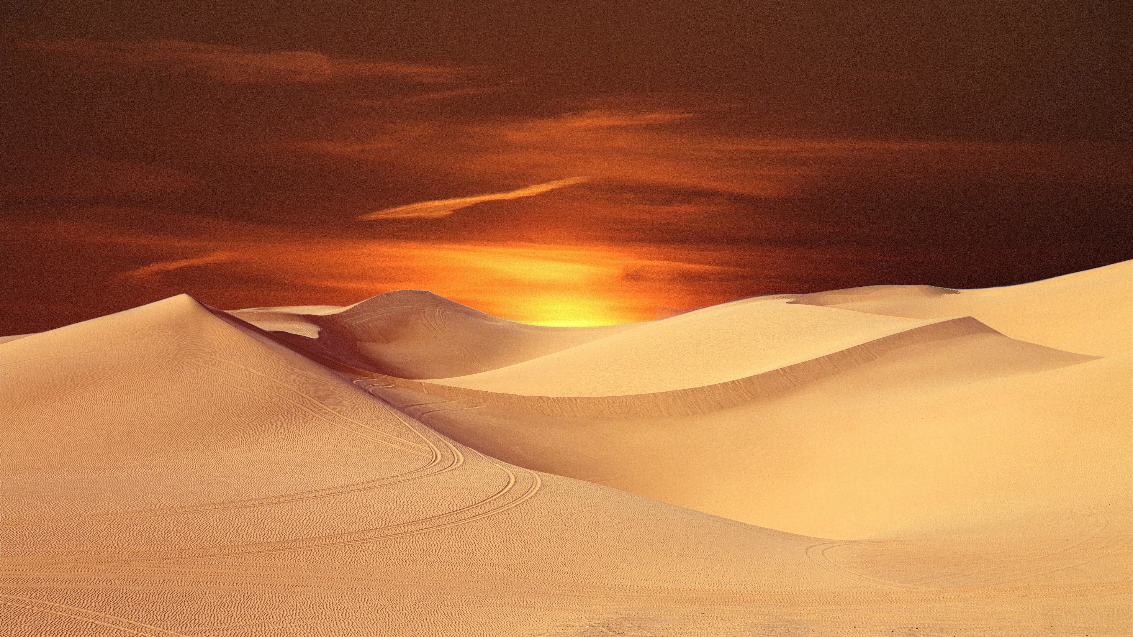 Desert Sand Landscape HD Wallpaper