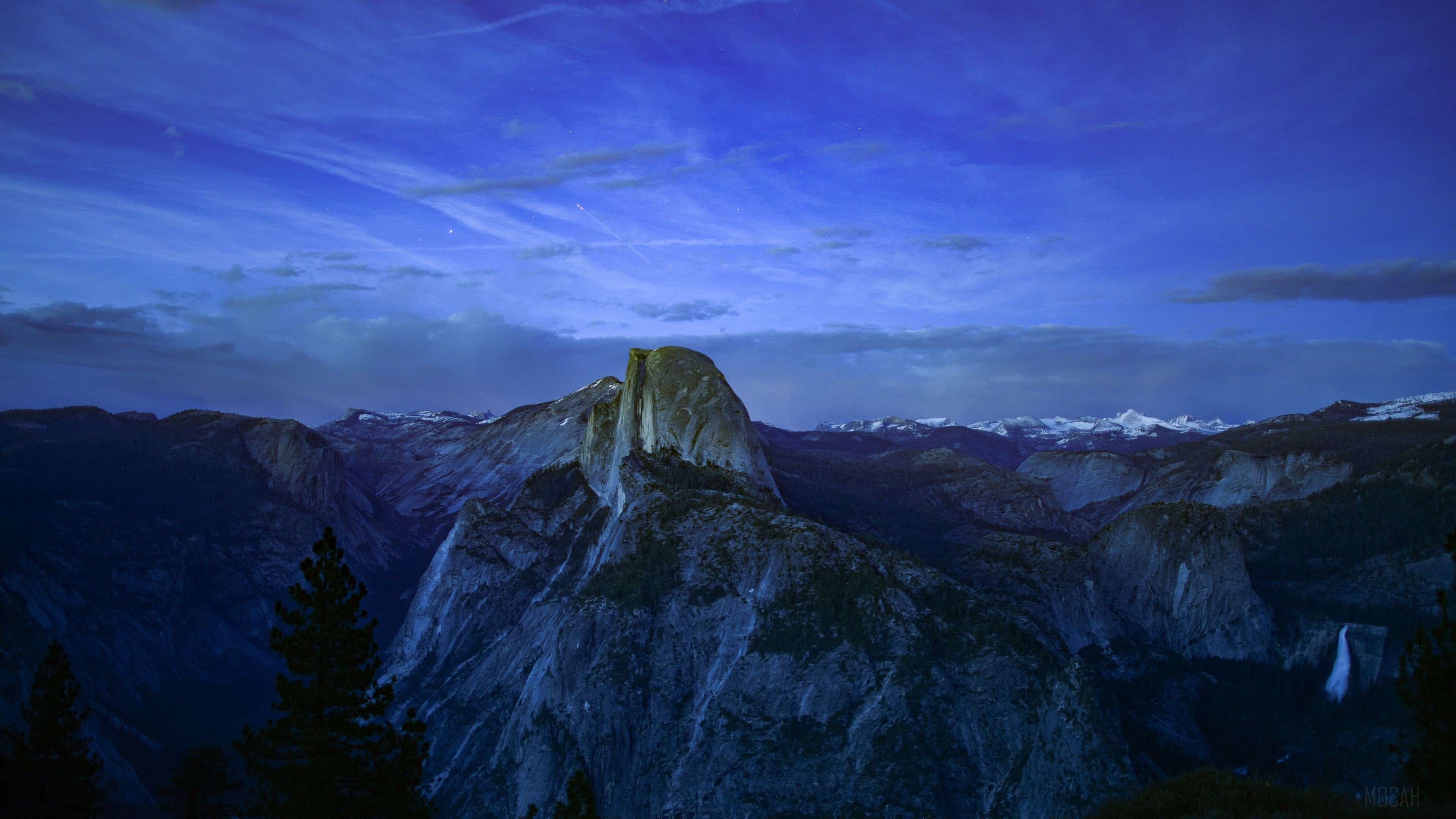 Yosemite National Park at Dusk HD Wallpaper