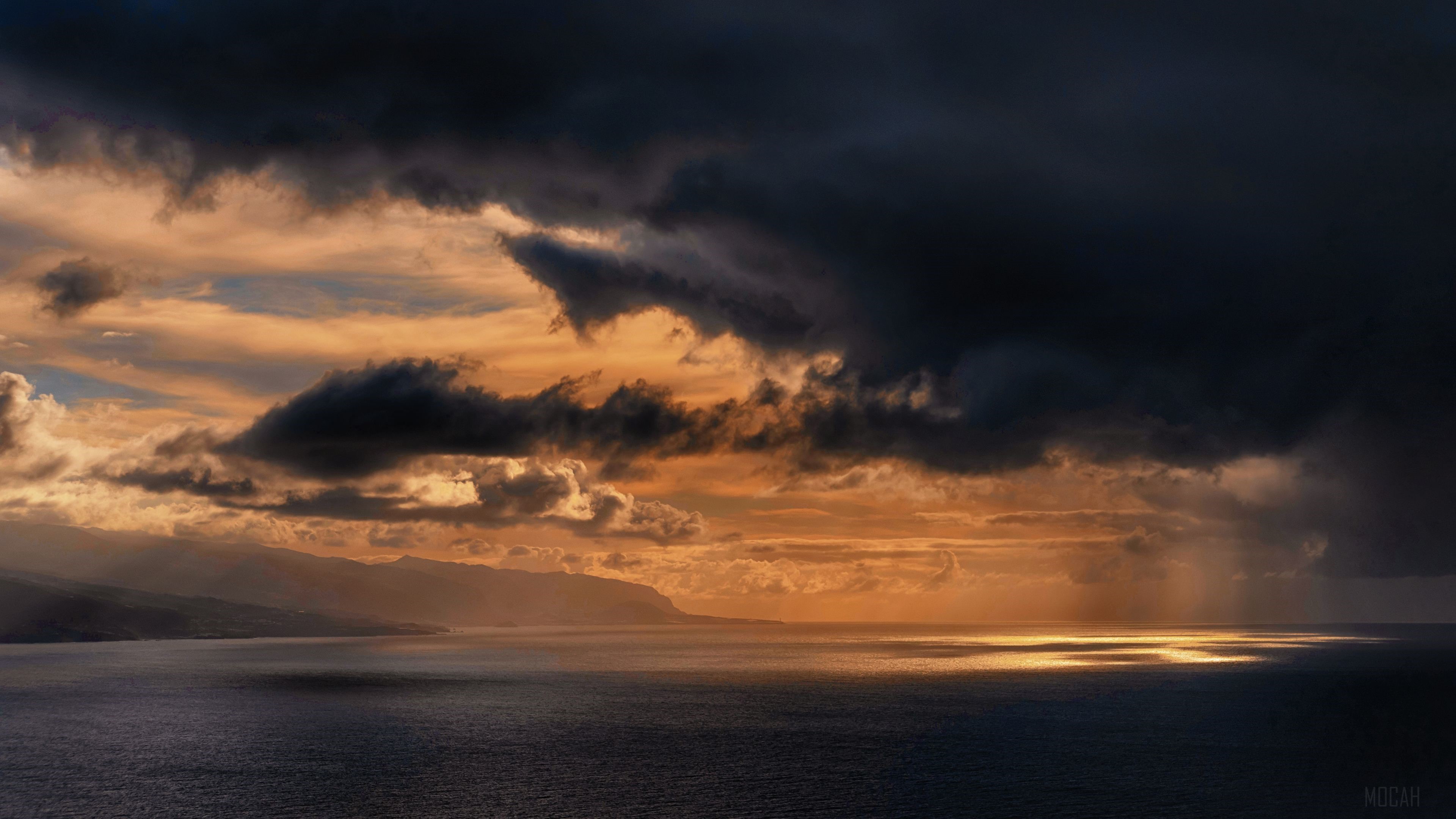 Clouds Over Ocean HD Wallpaper