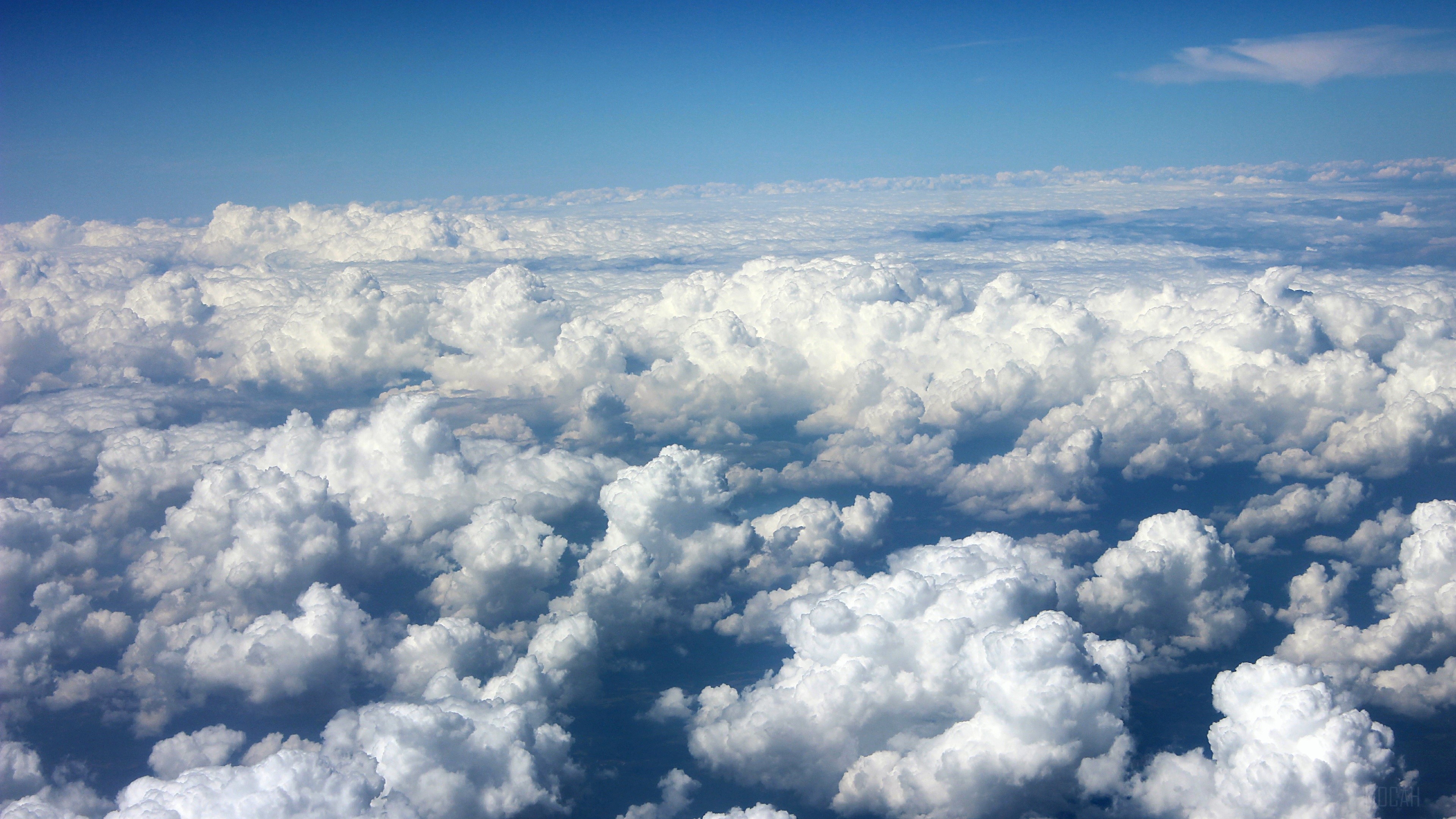 Clouds and Sky from Above 4K HD Wallpaper