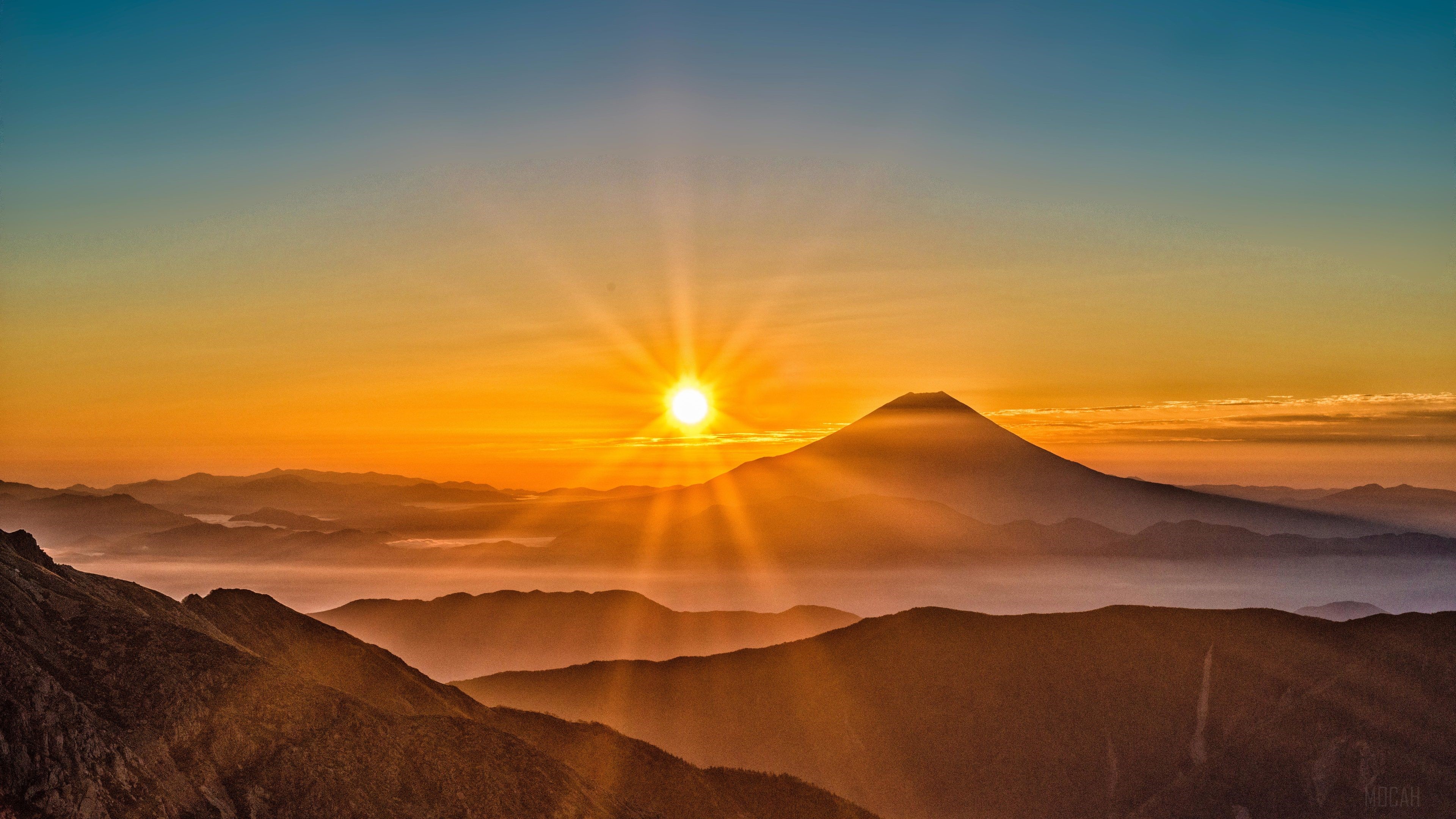 Mount Fuji Sunrise 4K HD Wallpaper