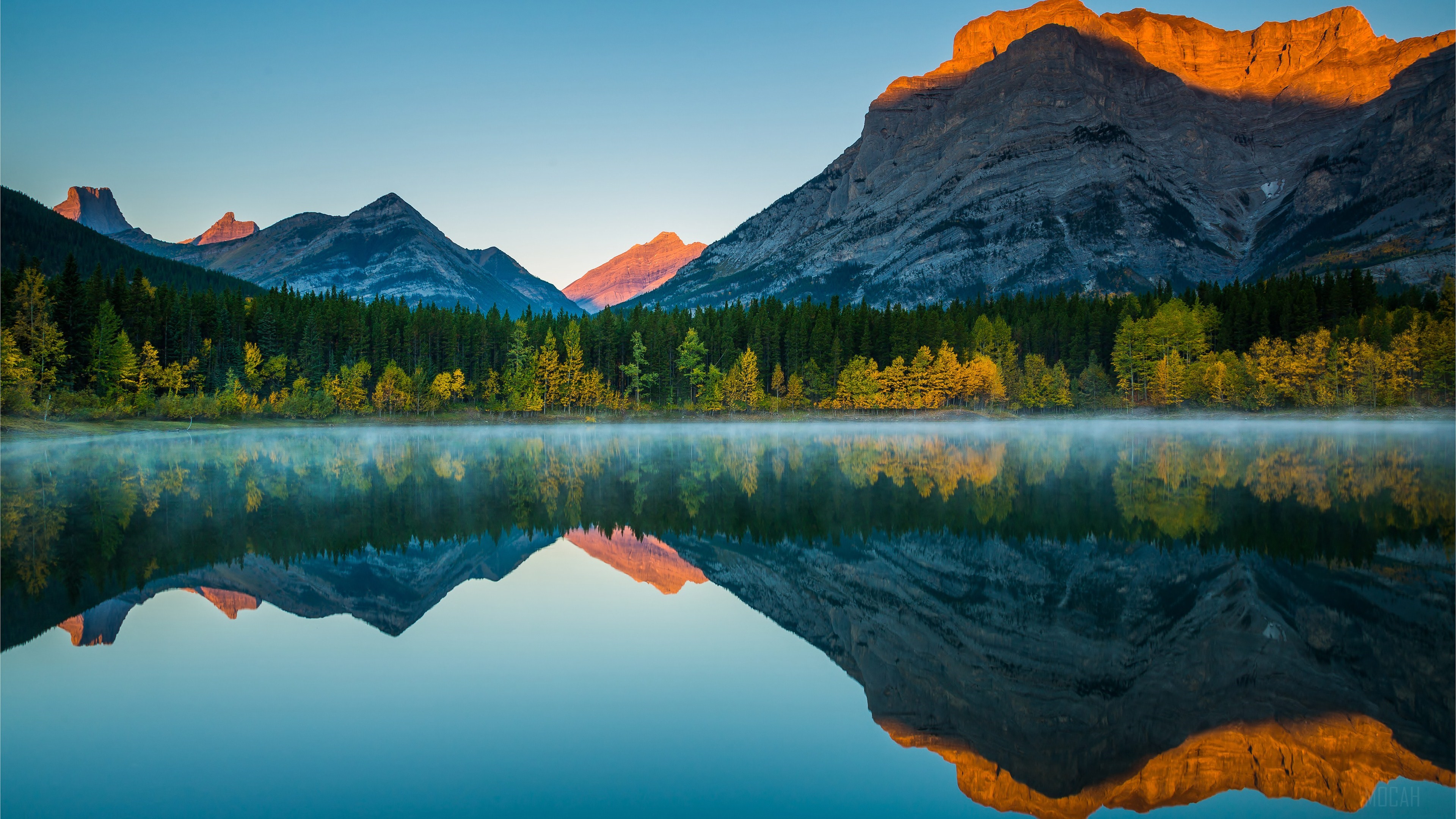 Mountain Reflection In Lake HD Wallpaper