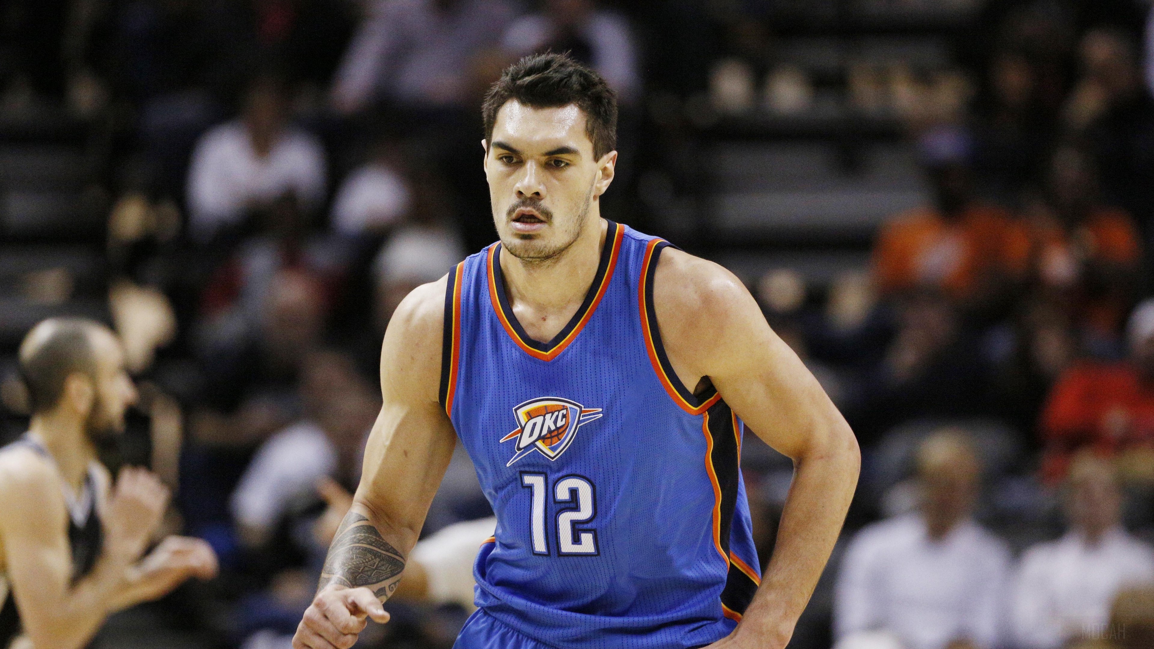 Steven Adams of Oklahoma City Thunder 4K HD Wallpaper