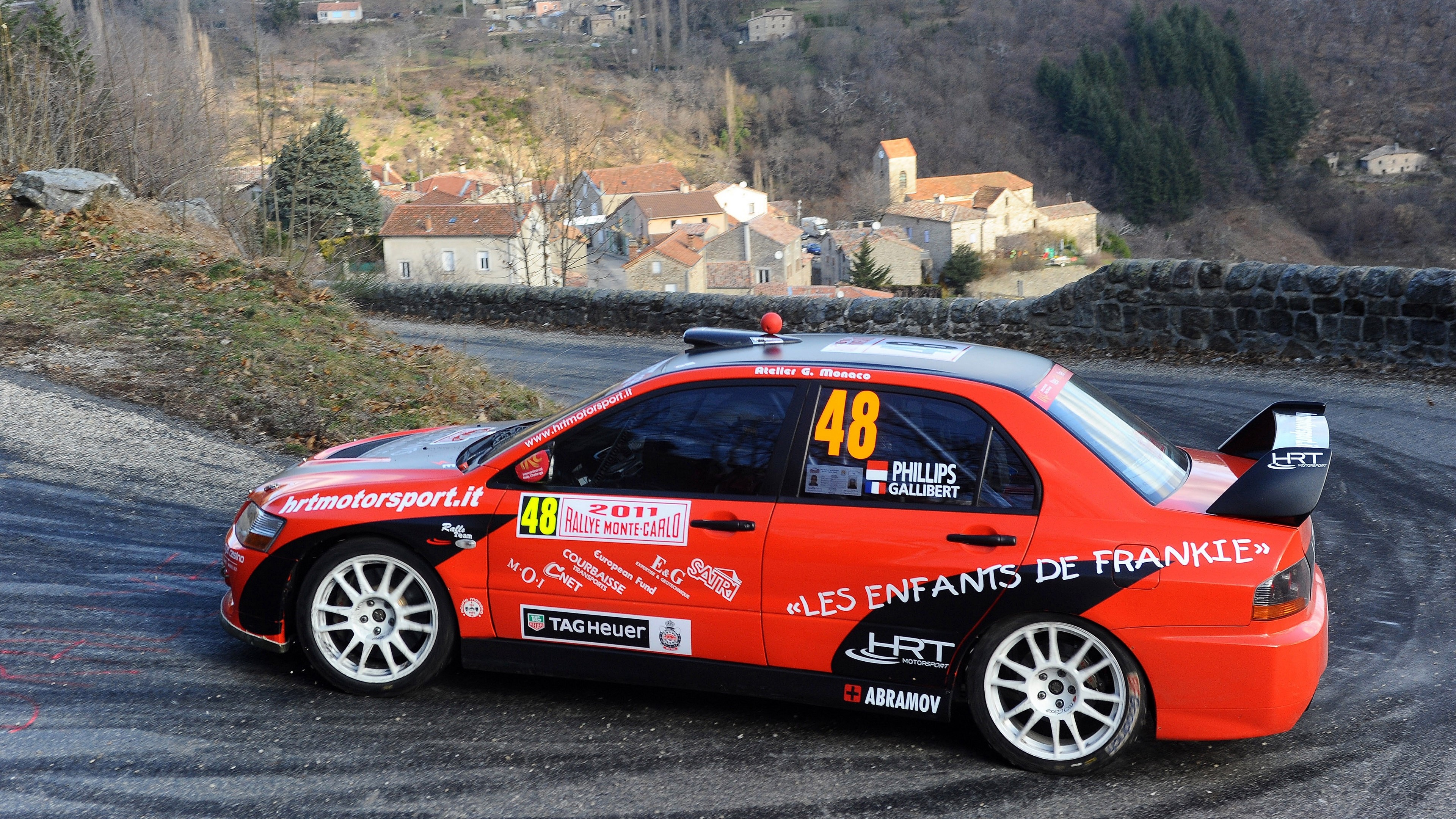 Rally car 48 Phillips Gallibert Monte Carlo HD Wallpaper