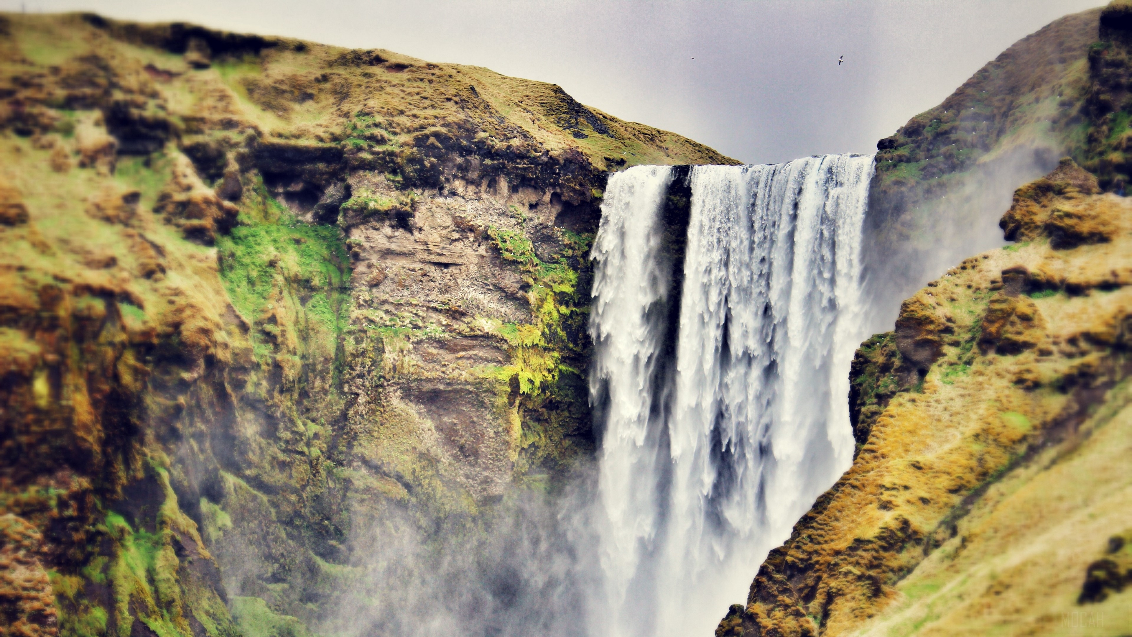 Skogafoss Waterfall in Iceland 4K HD Wallpaper