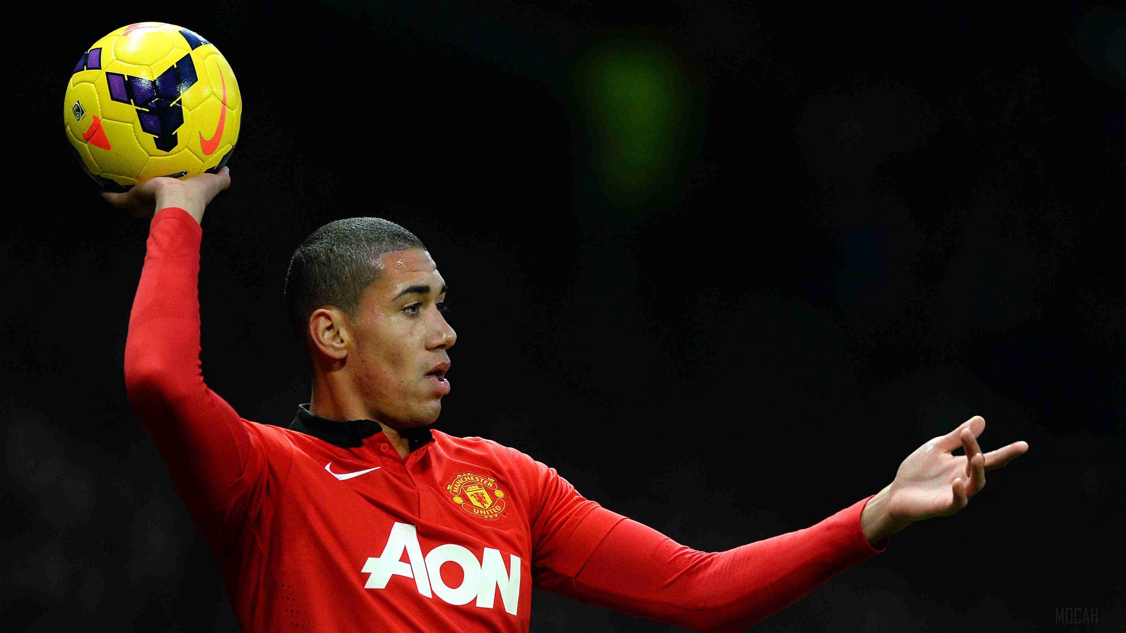 Chris Smalling from Manchester United 4K HD Wallpaper
