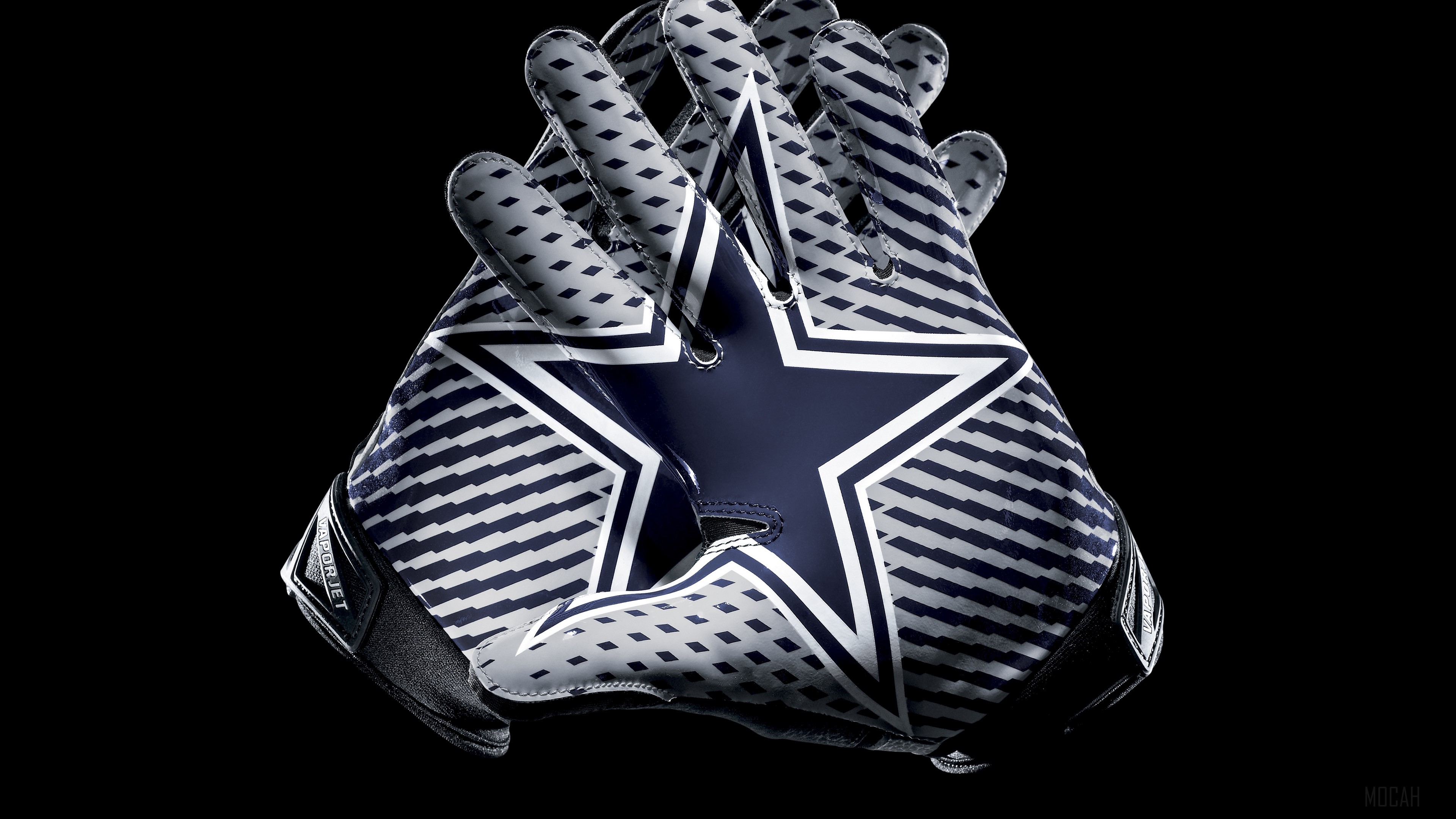 Dallas Cowboys football gloves 4K HD Wallpaper