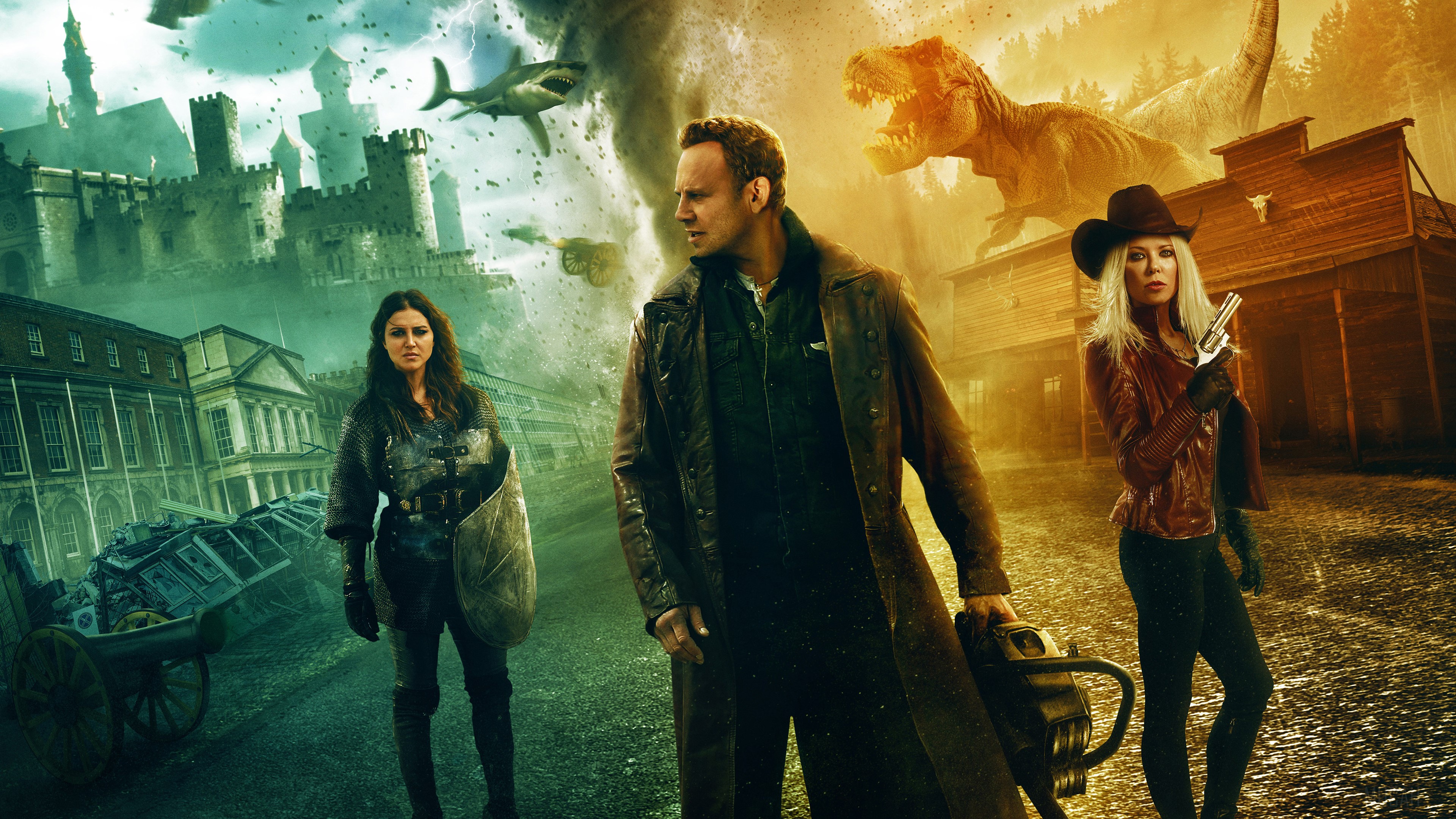 The Last Sharknado Its About Time 4K HD Wallpaper