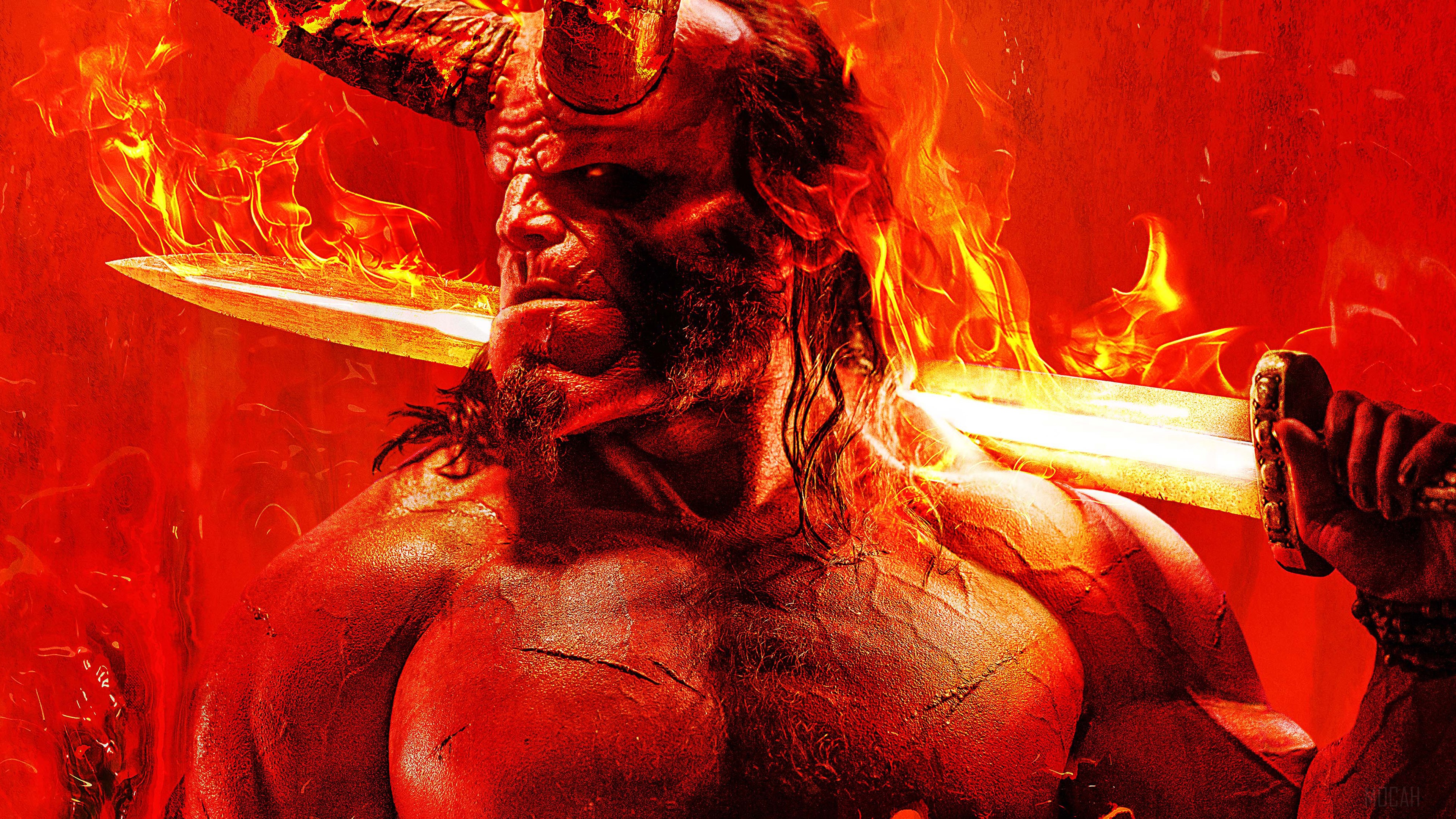 Hellboy from Hellboy Movie 2019 4K HD Wallpaper