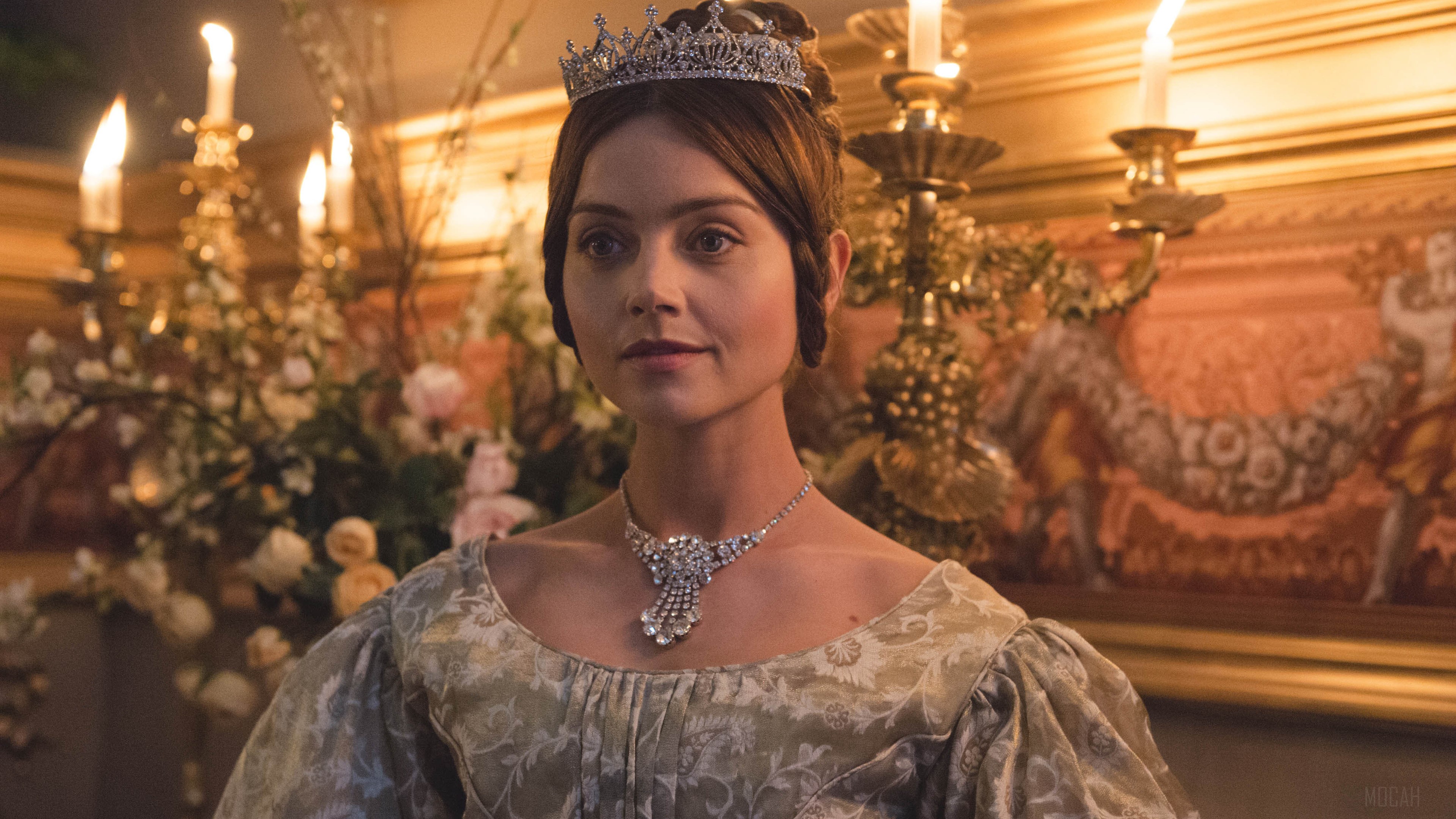 Jenna Coleman as Queen Victoria in 4K HD Wallpaper