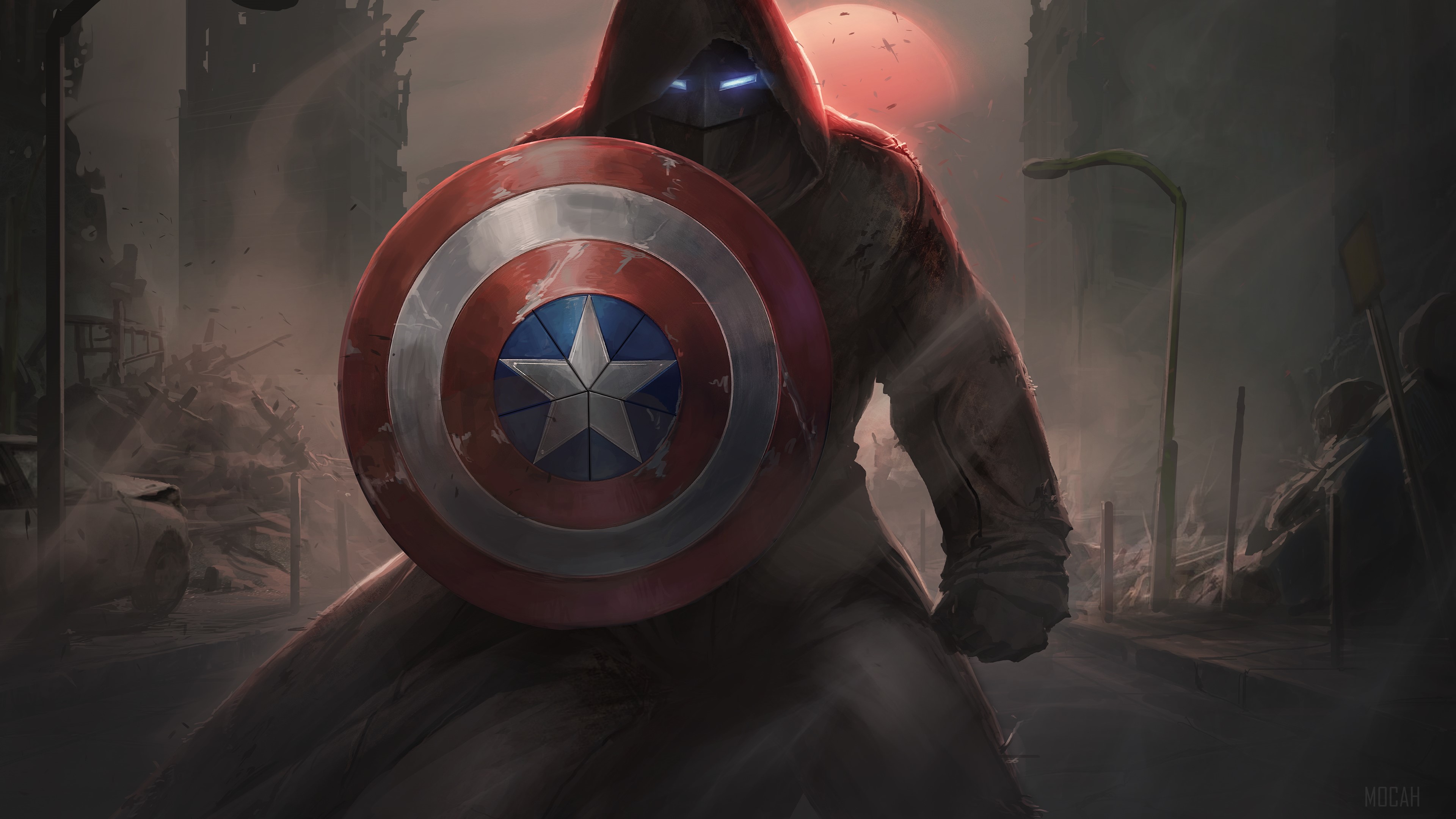 Captain America from Contest of Champions 4K HD Wallpaper