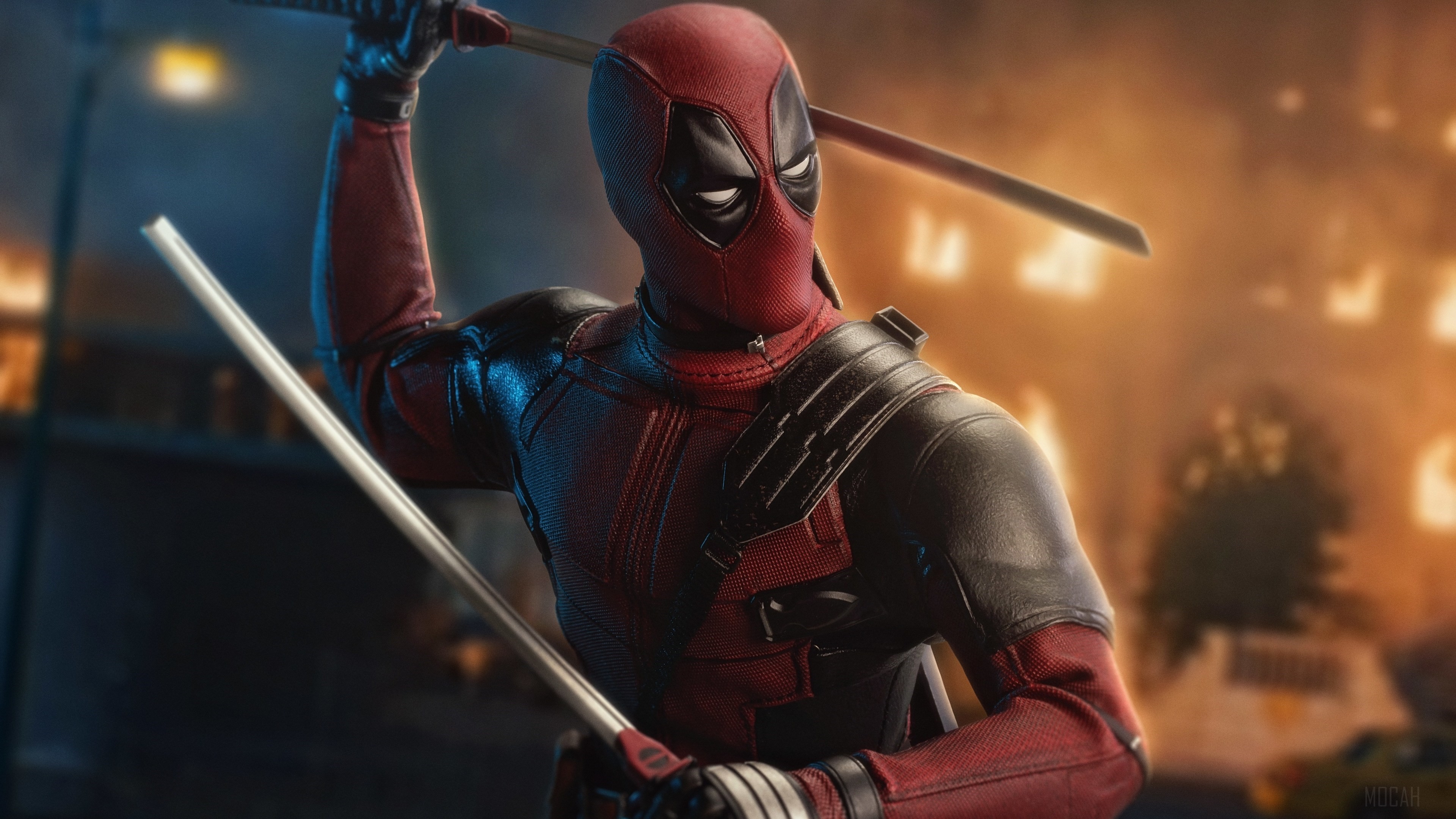 Deadpool from Deadpool 2 Artwork 4K HD Wallpaper