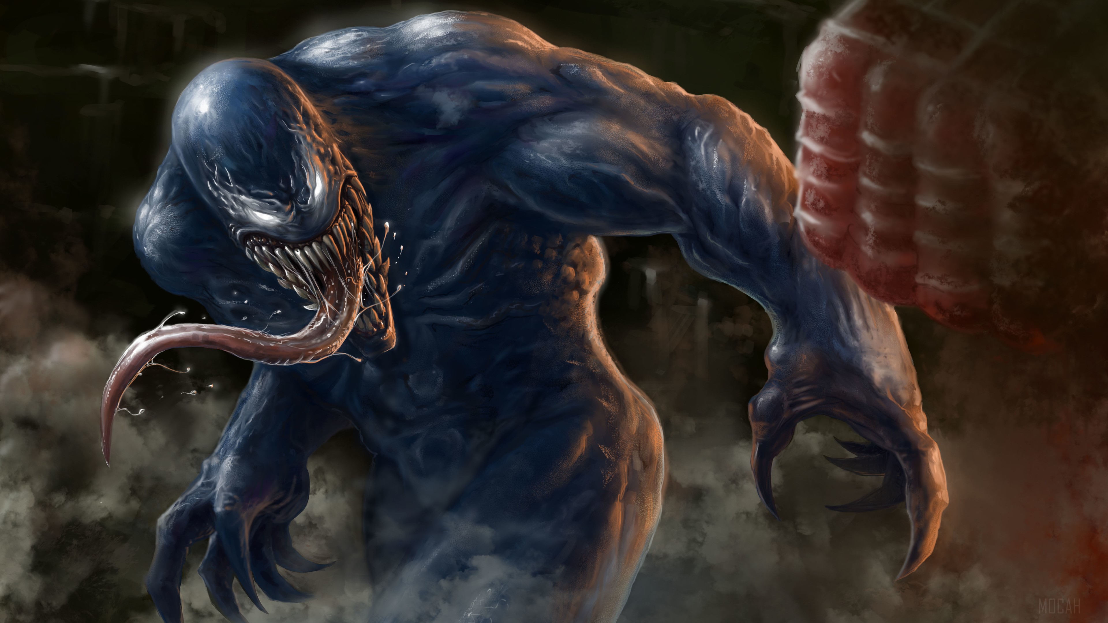 Venom 4K Digital Artwork HD Wallpaper