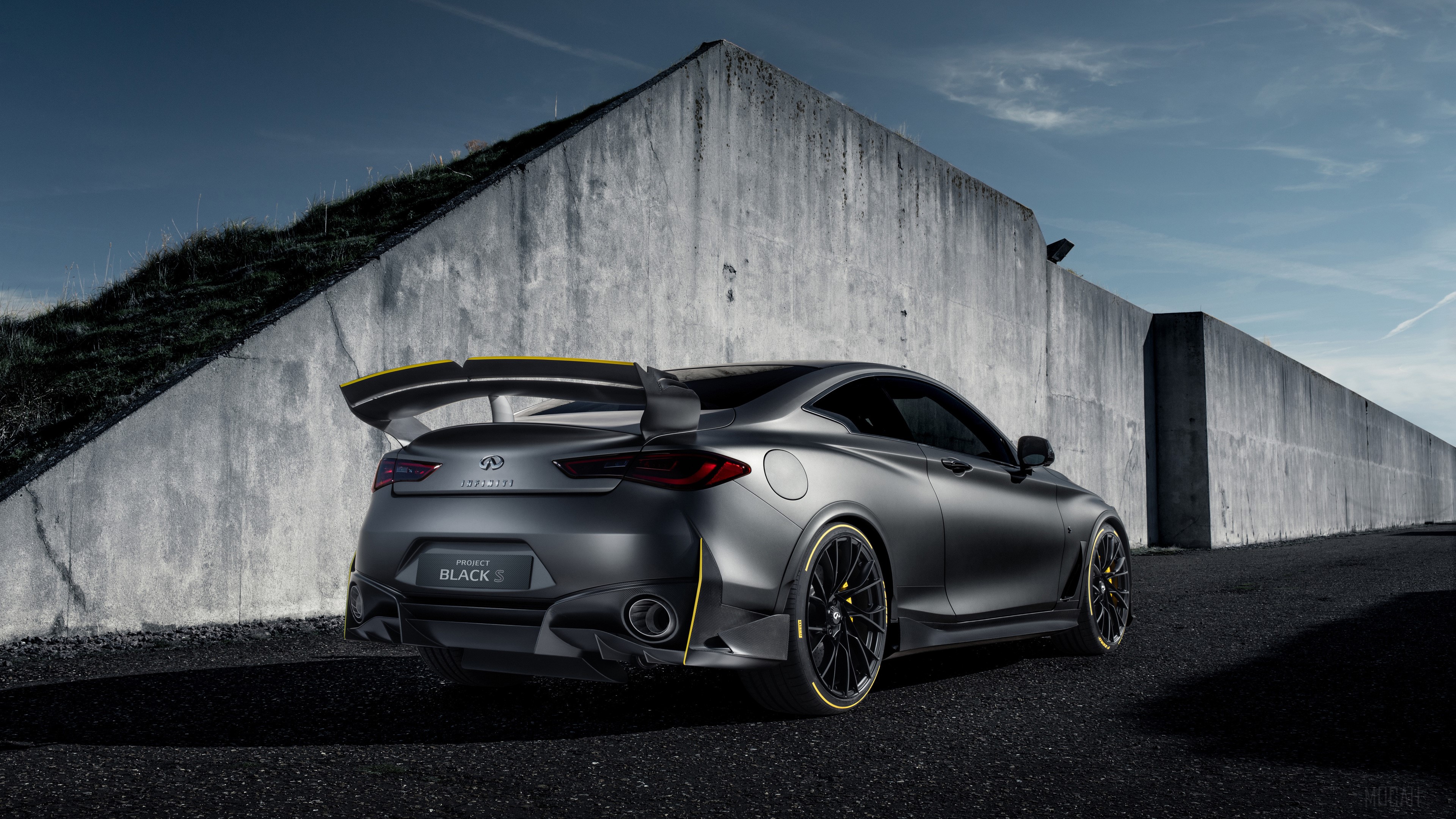 Infiniti Project Black S Prototype 2018 Rear HD Wallpaper