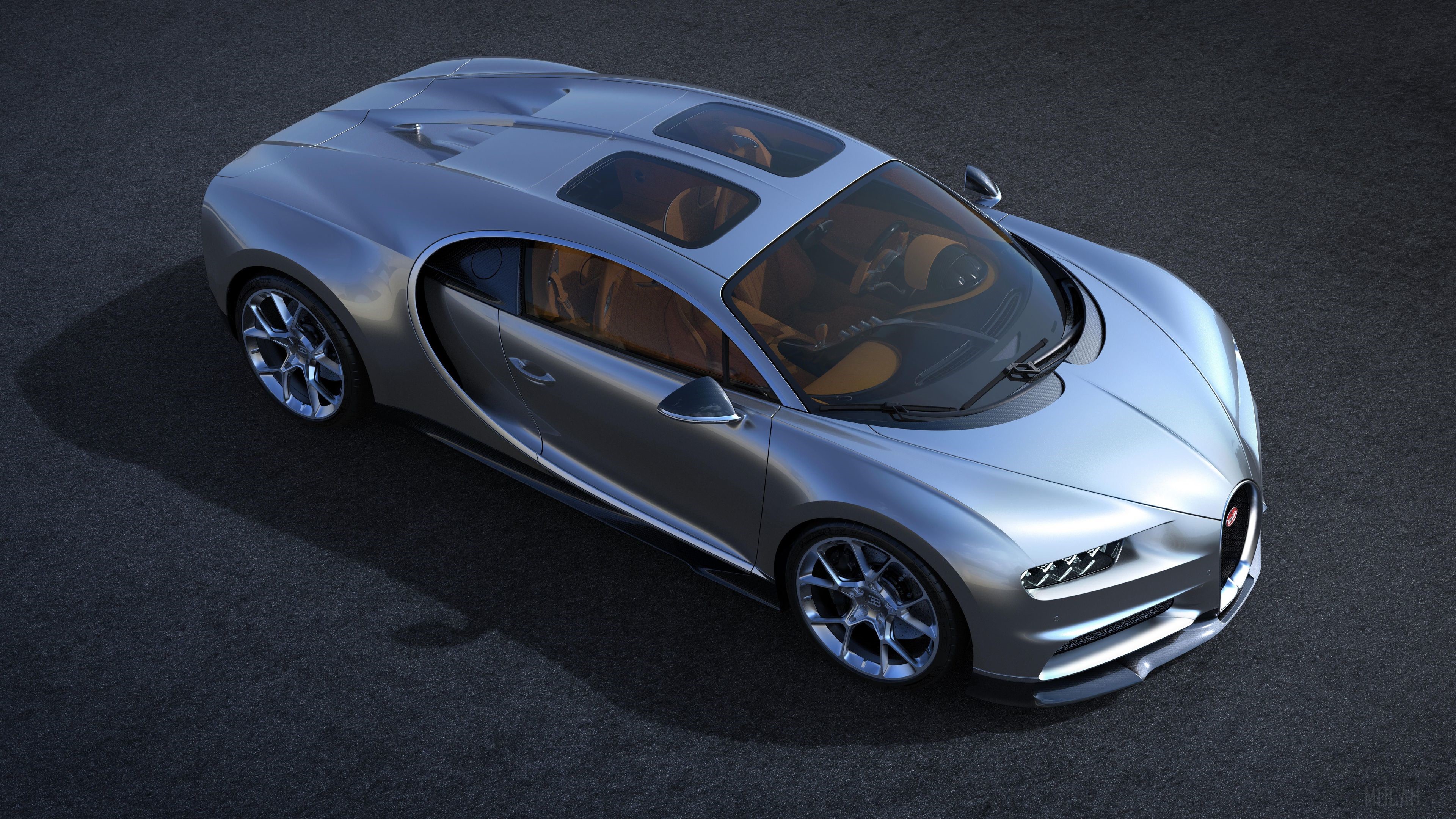 2018 Bugatti Chiron Sky View HD Wallpaper