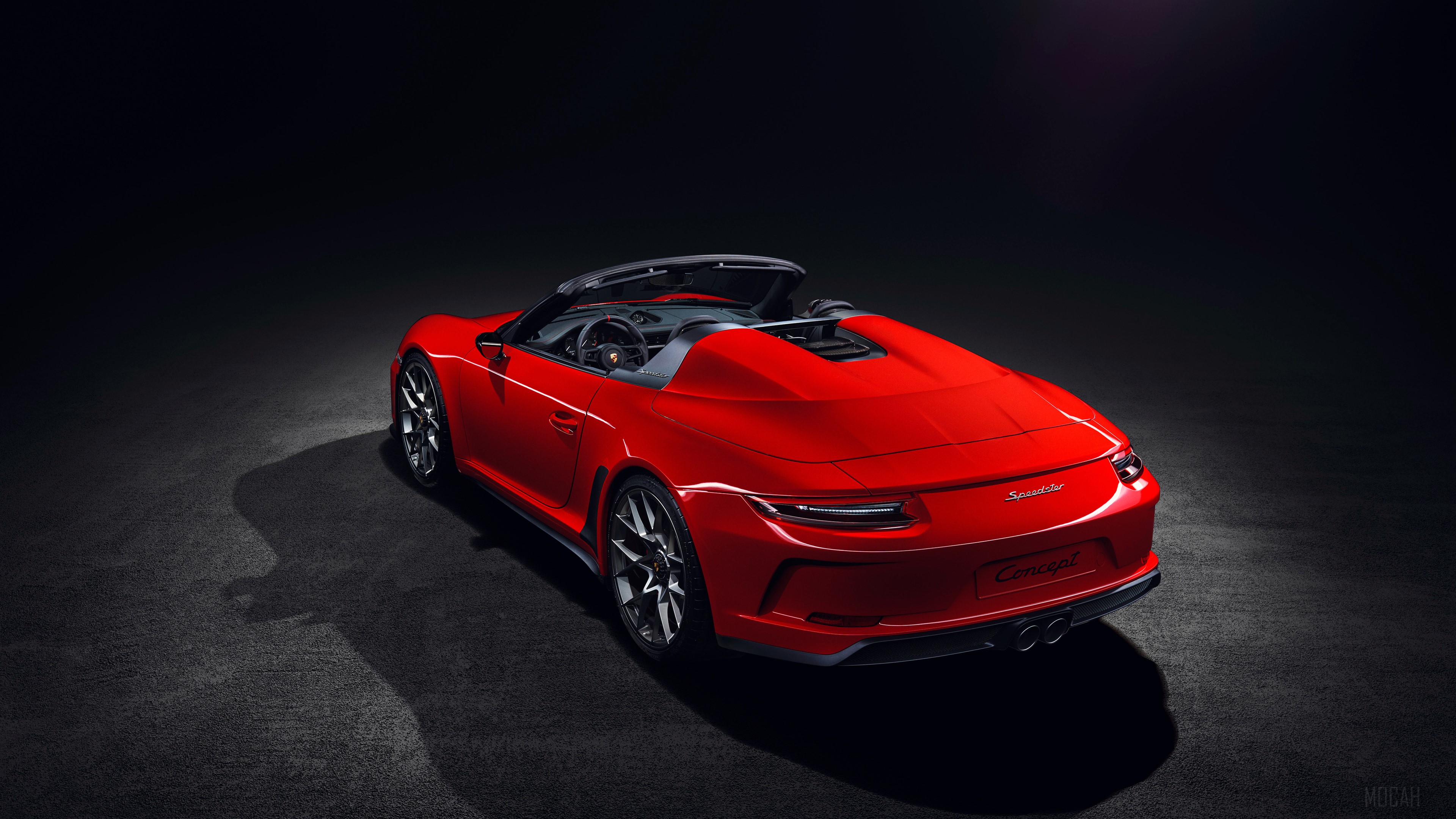 Porsche 911 Speedster Concept II 2018 Rear HD Wallpaper