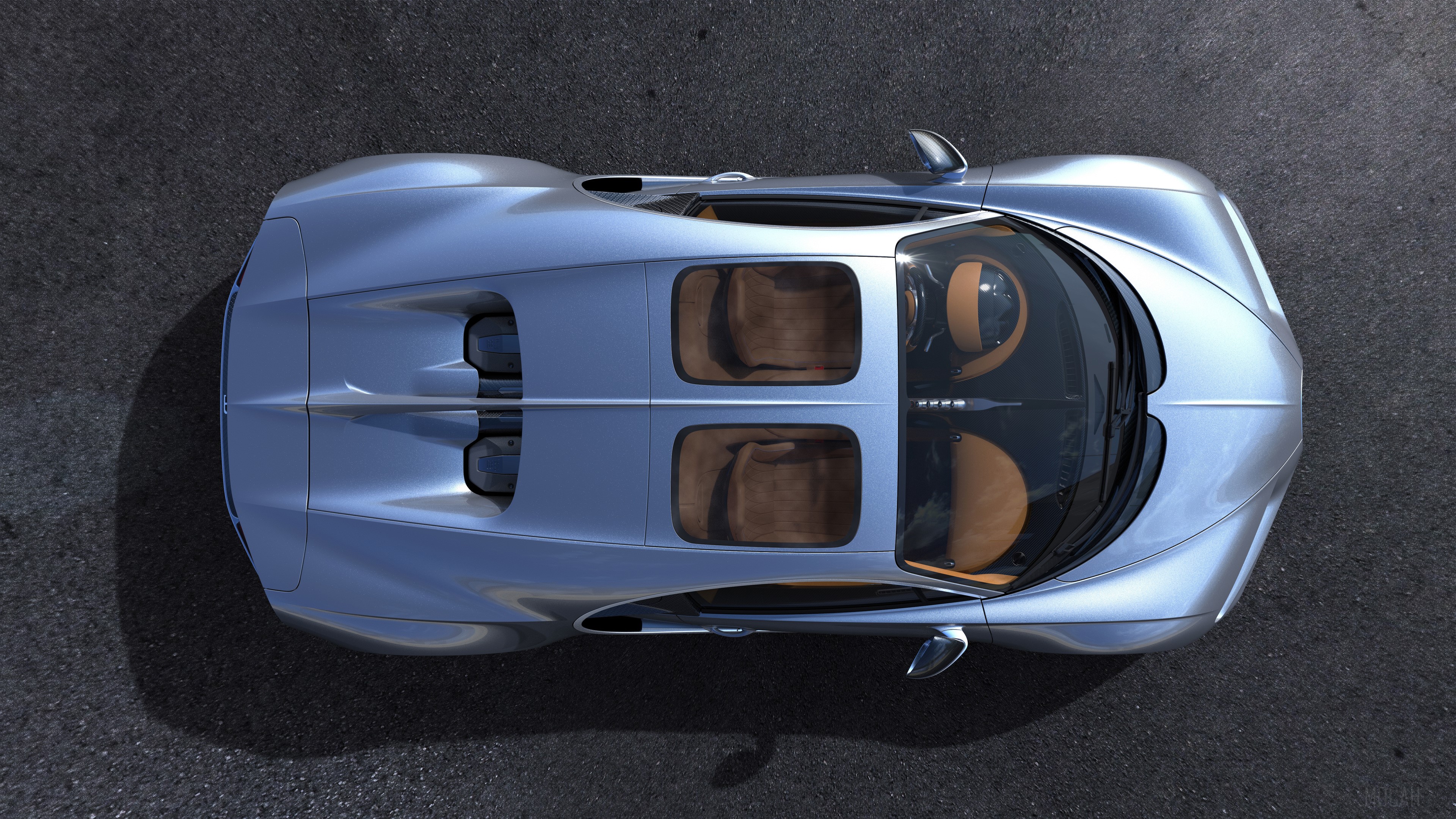 Bugatti Chiron Sky View 2018 Upper View HD Wallpaper