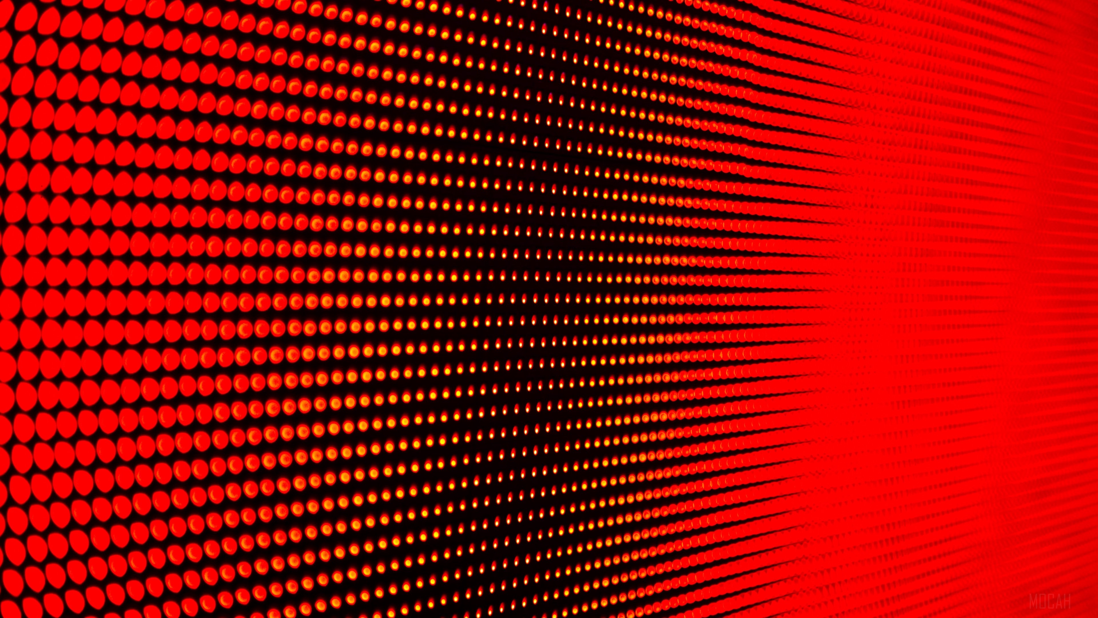 Red and orange dots surface 4K HD Wallpaper