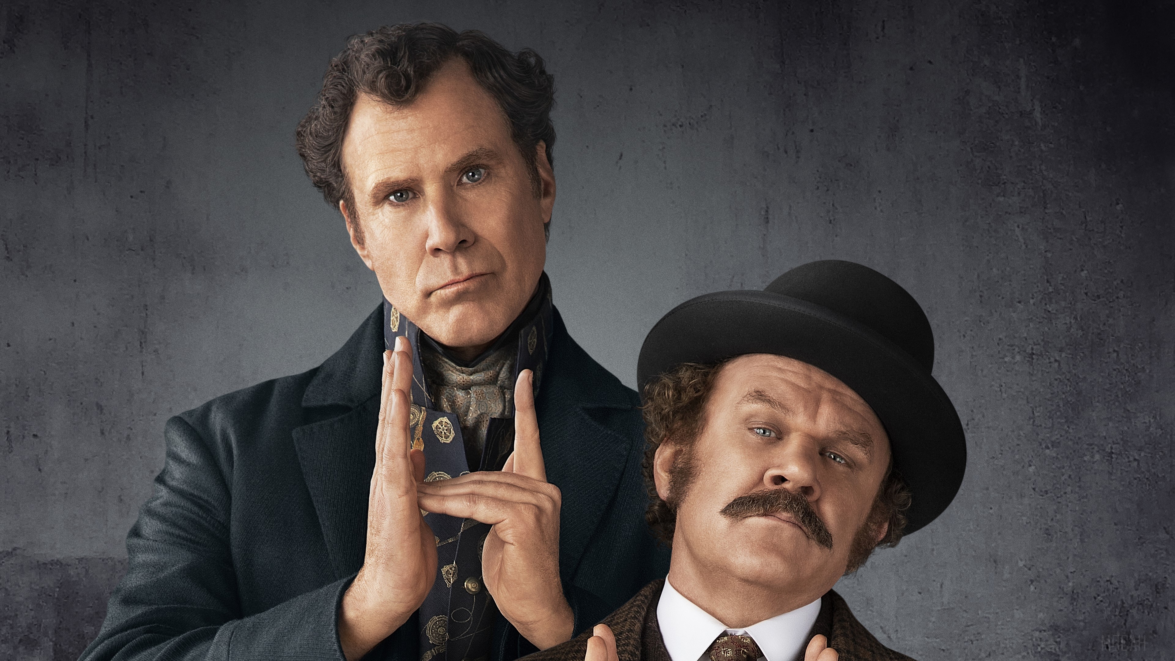 Will Ferrell and John C. Reilly from Holmes and Watson 4K HD Wallpaper