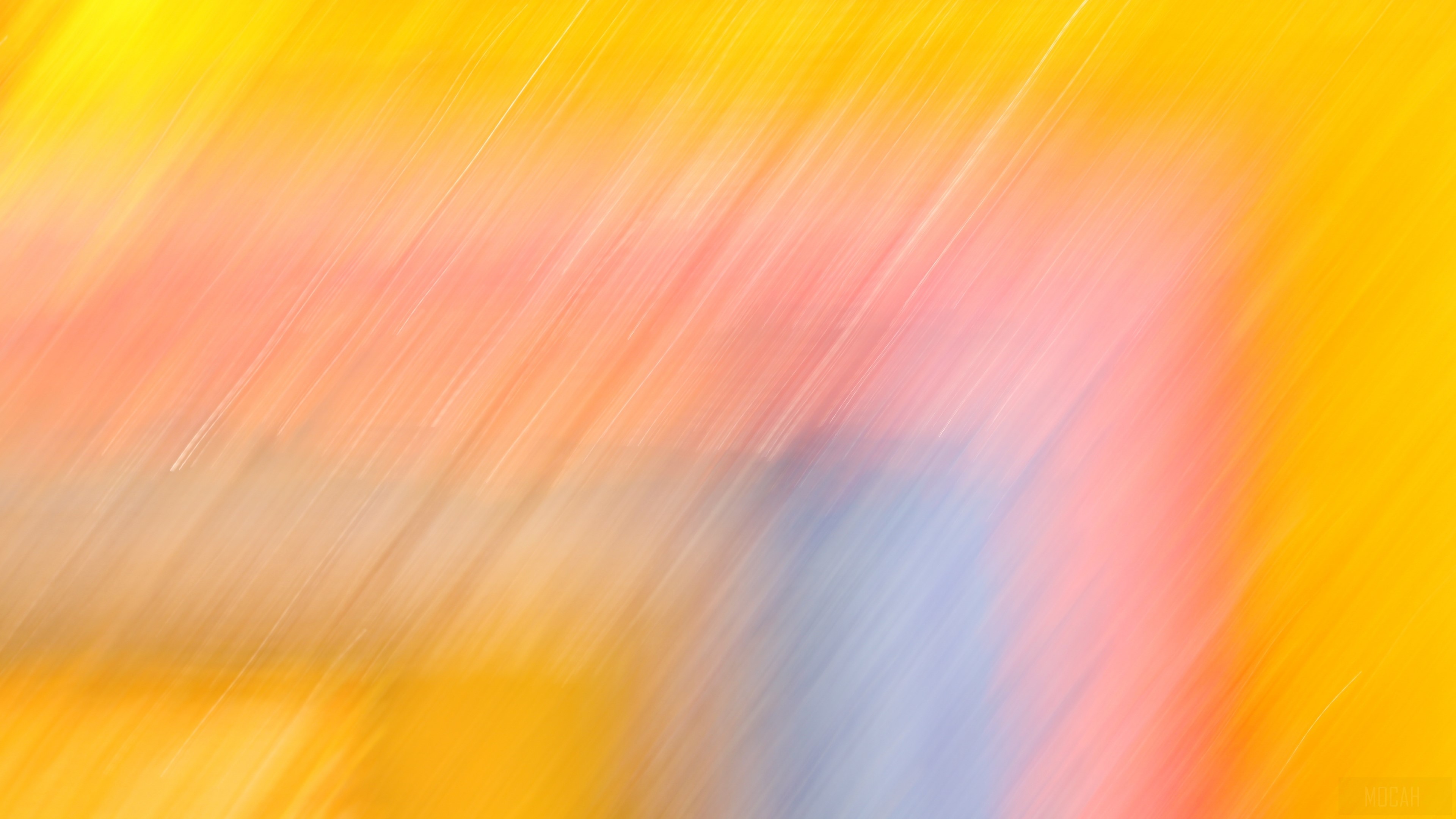 Yellow Abstract Lines 4K HD Wallpaper