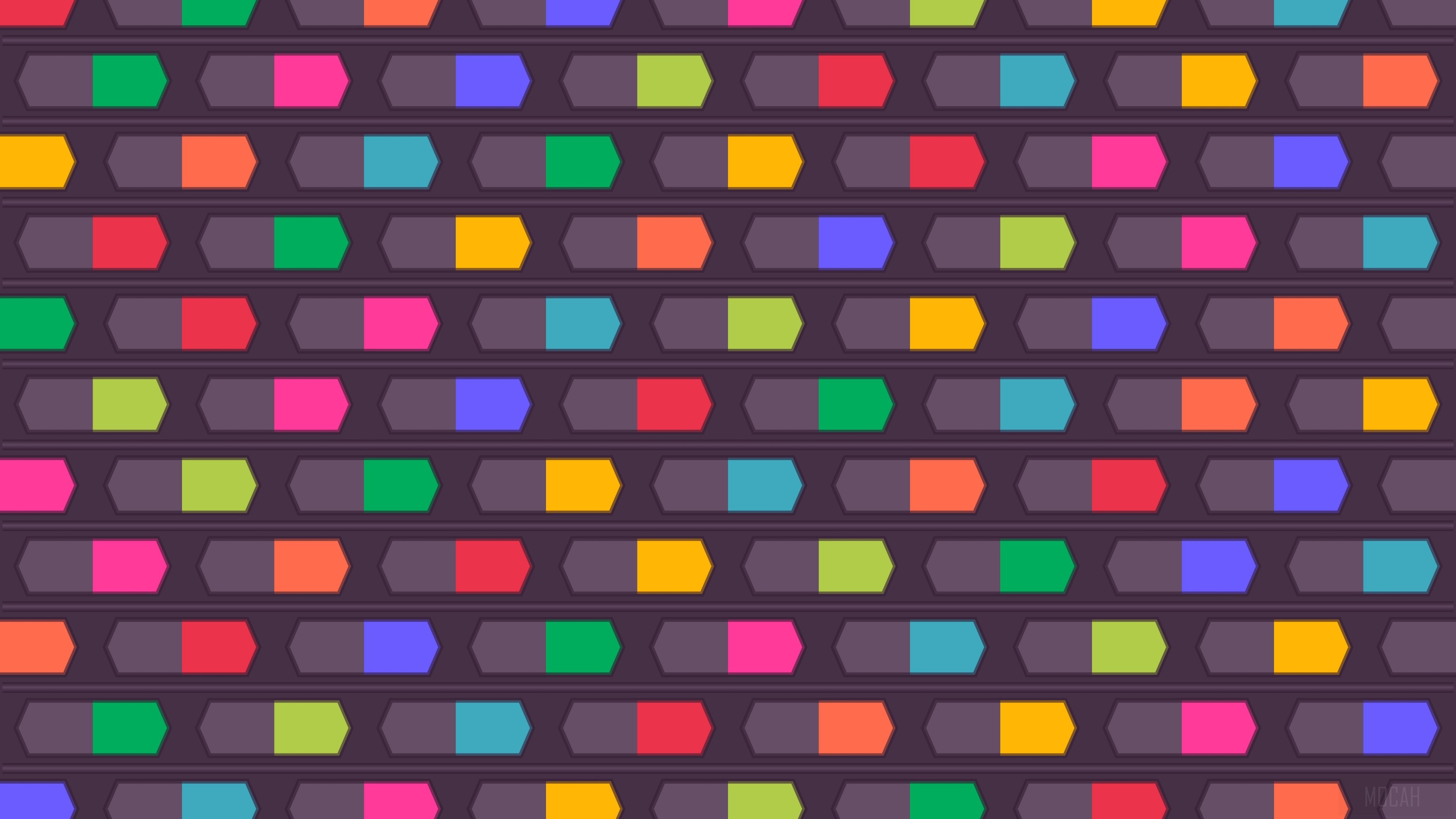 Colorful Texture Shapes HD Wallpaper