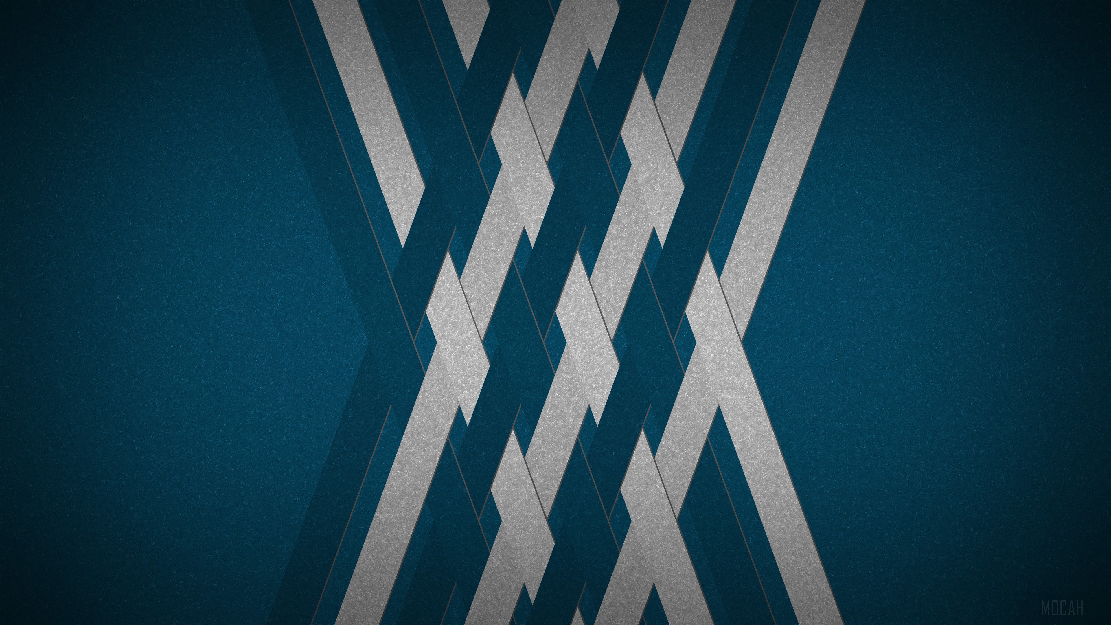 Abstract Blue Cyan Lines HD Wallpaper