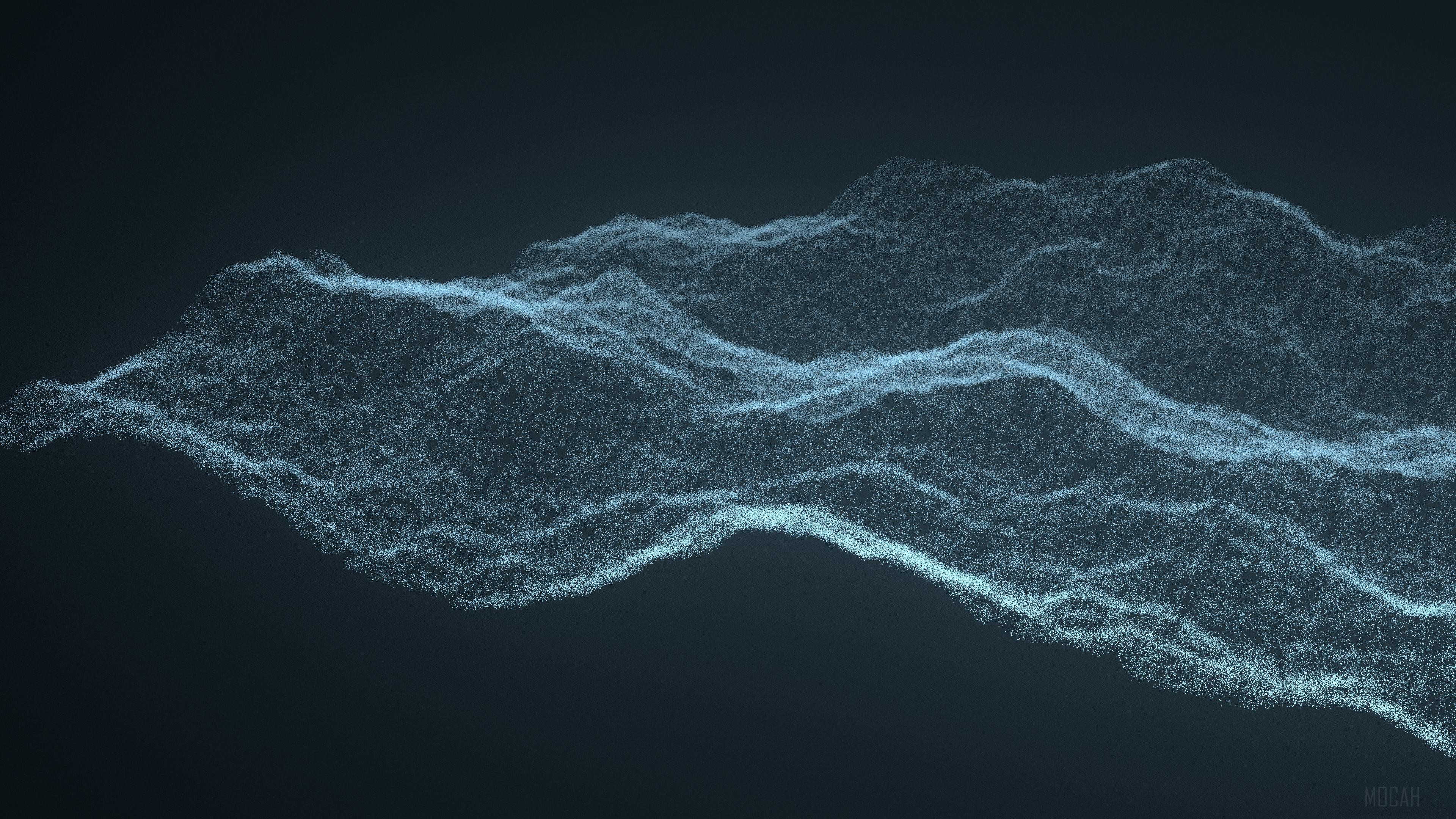 Abstract Dust Particles HD Wallpaper