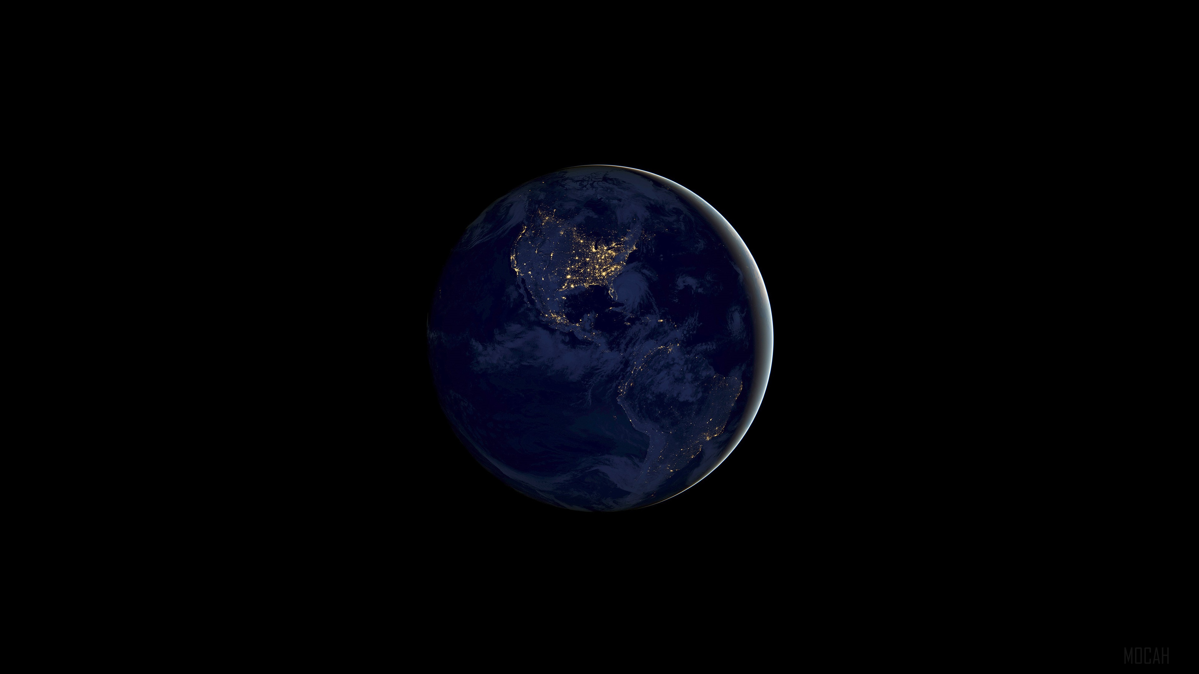 Earth at Night 4K HD Wallpaper