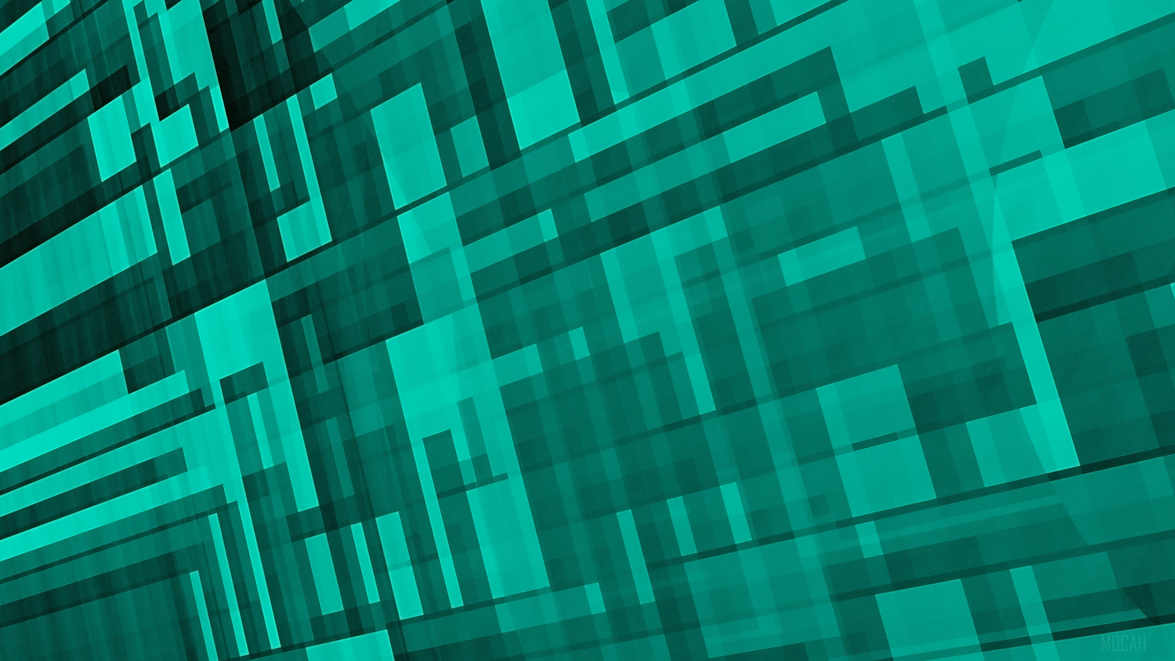 Neon Green Abstract Geometric Pattern 4K HD Wallpaper