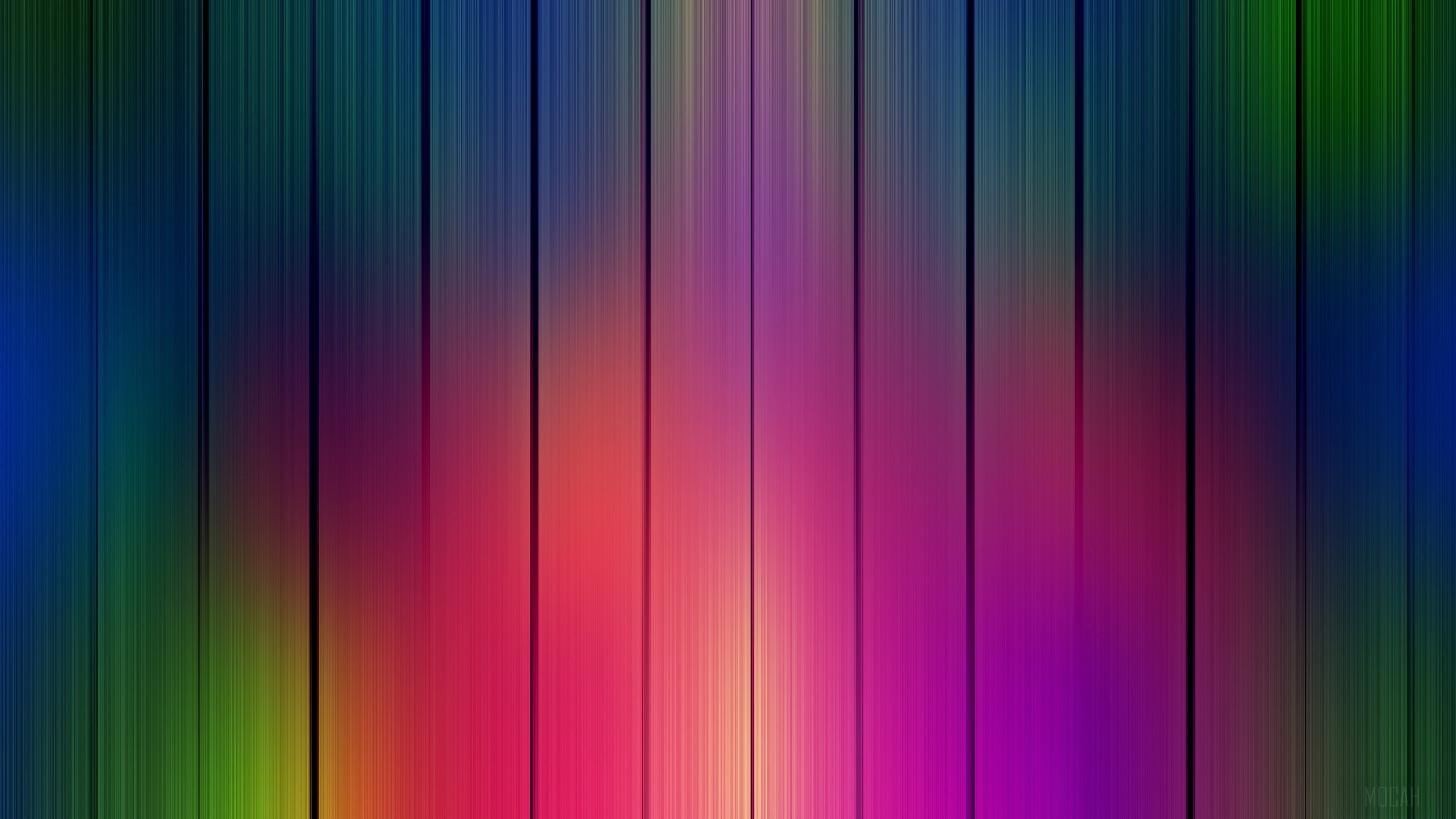 Abstract Colorful Vertical Lines 4K HD Wallpaper