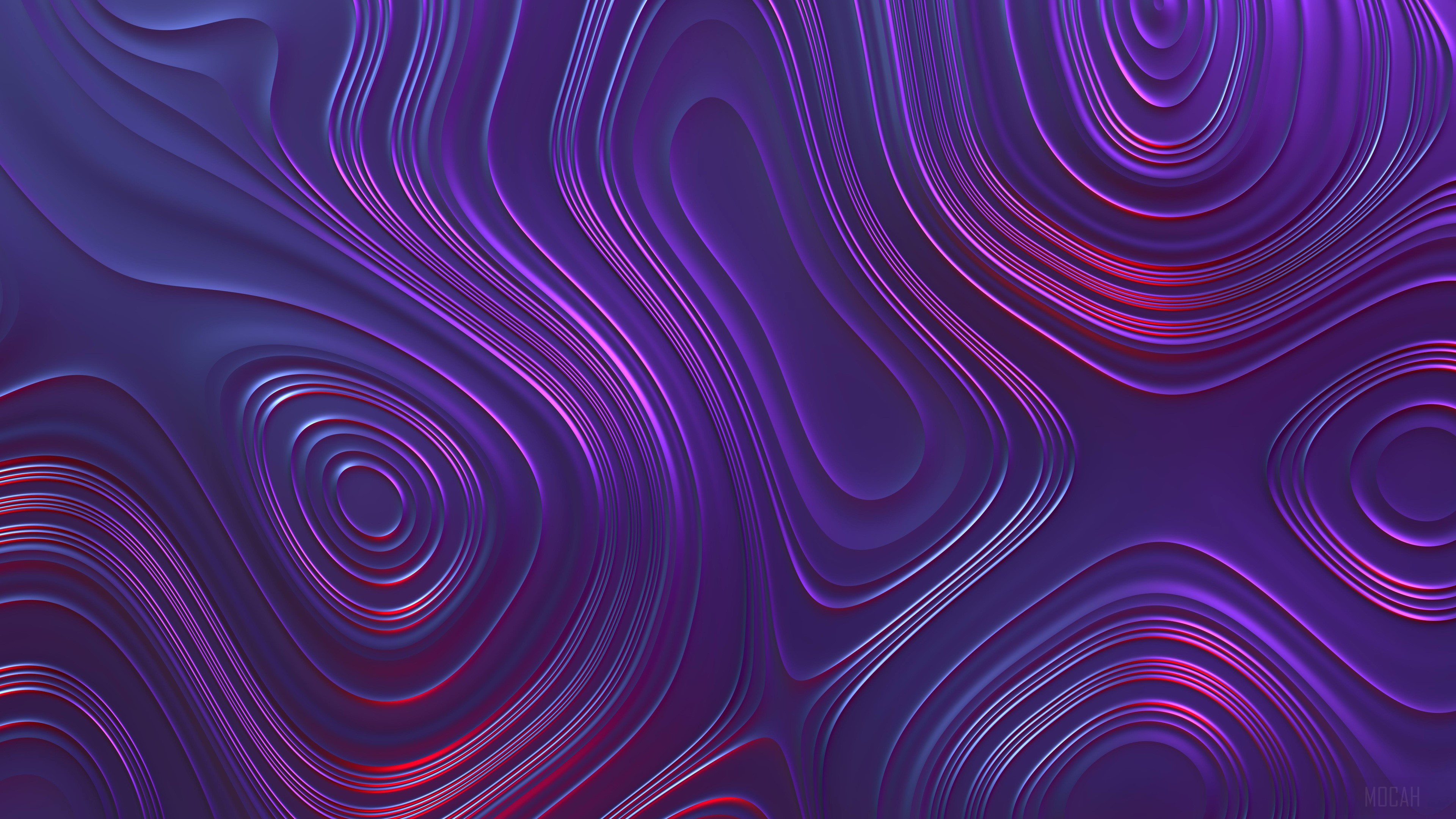 Abstract Purple and Pink Swirls 4K HD Wallpaper