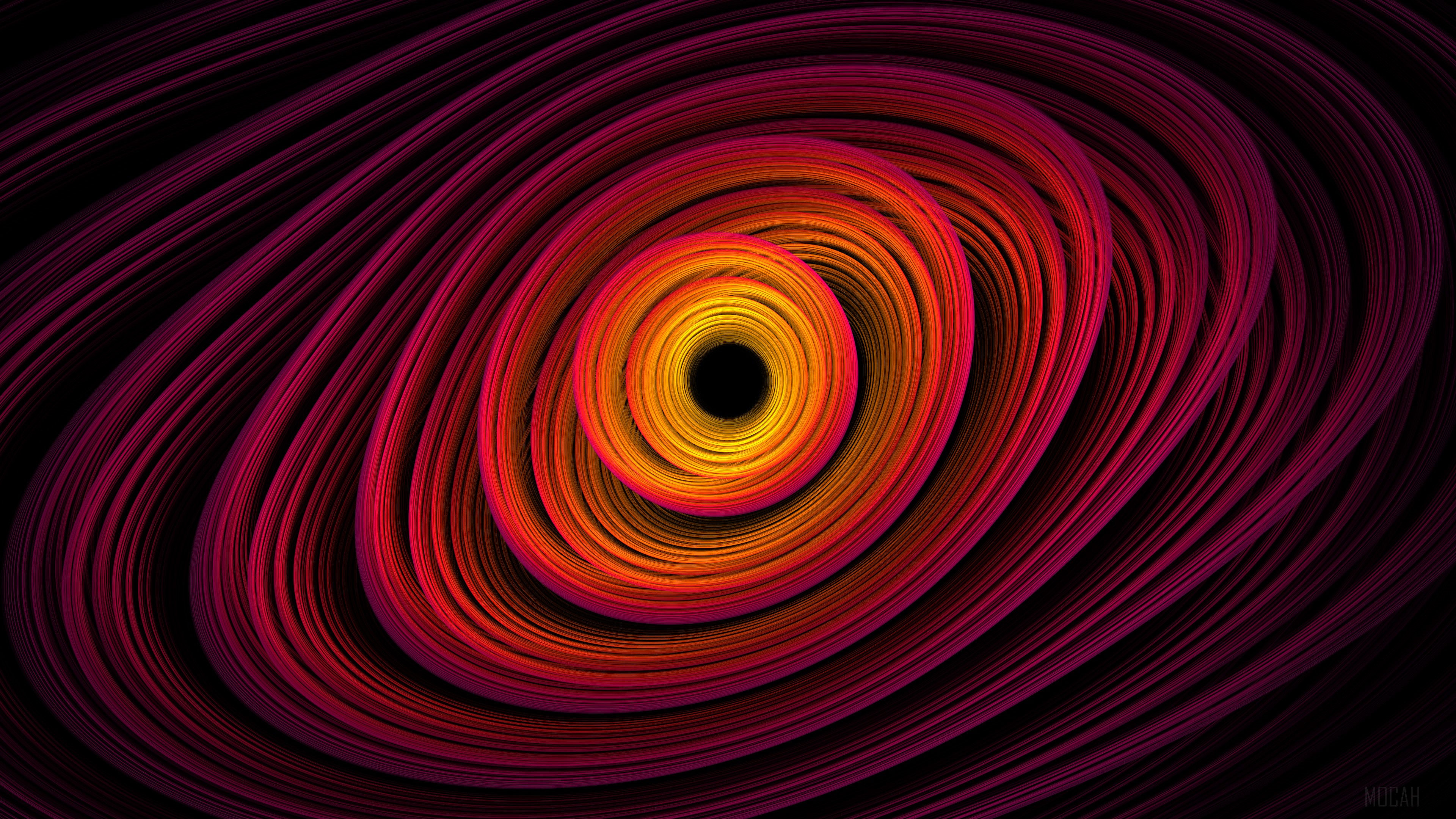 Abstract Circle Fractal HD Wallpaper