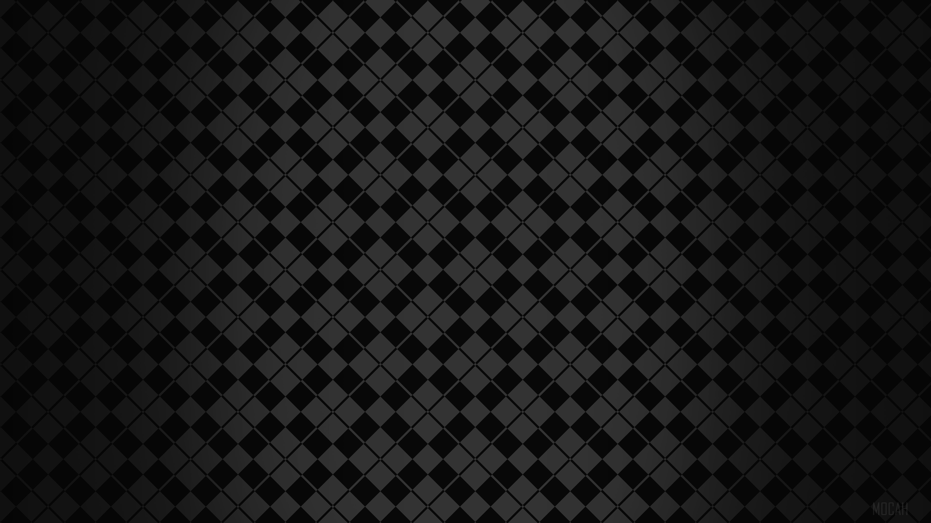 Dark Diamond Pattern Texture 4K HD Wallpaper