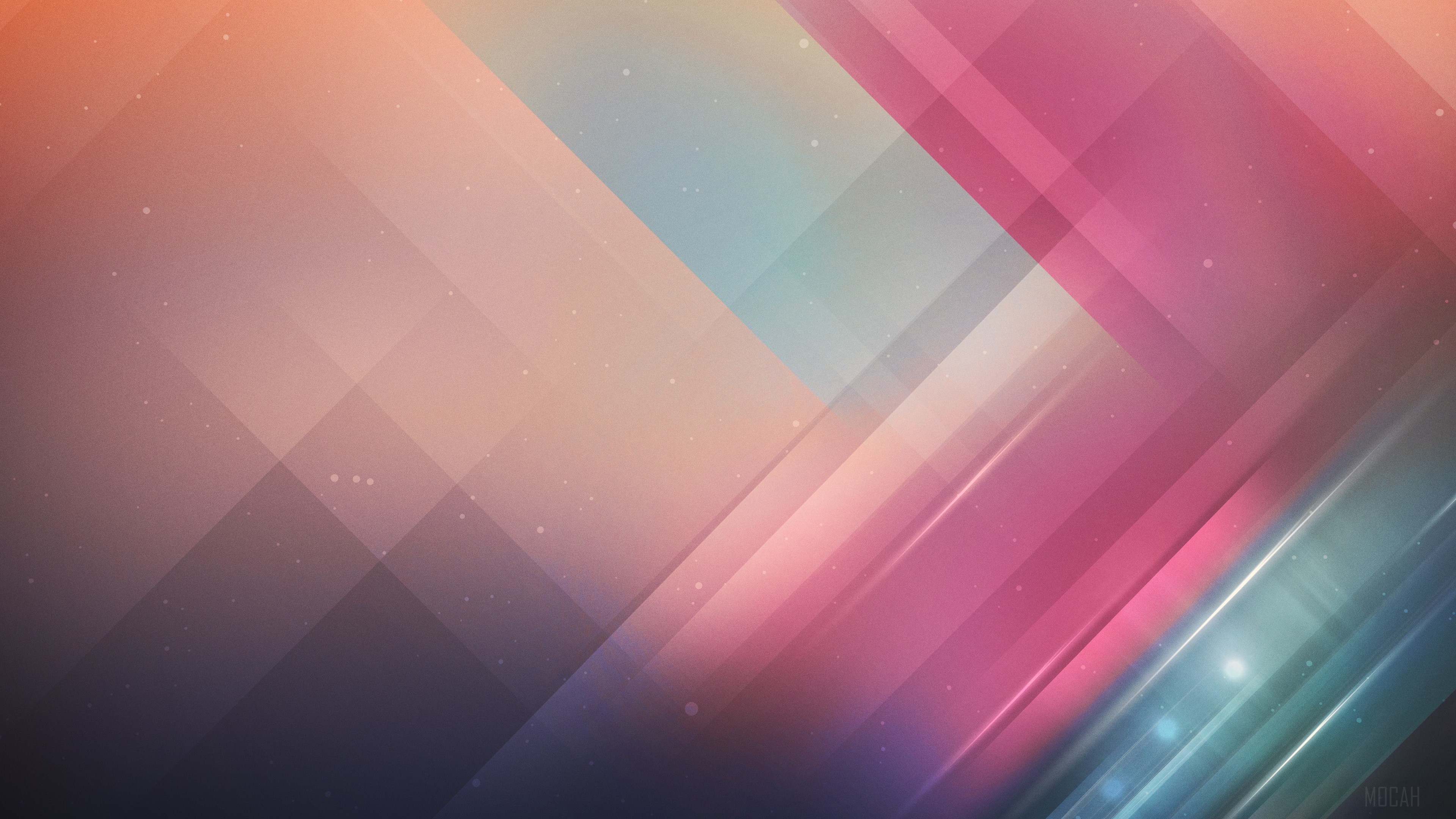 4K Abstract Geometric Light Texture HD Wallpaper