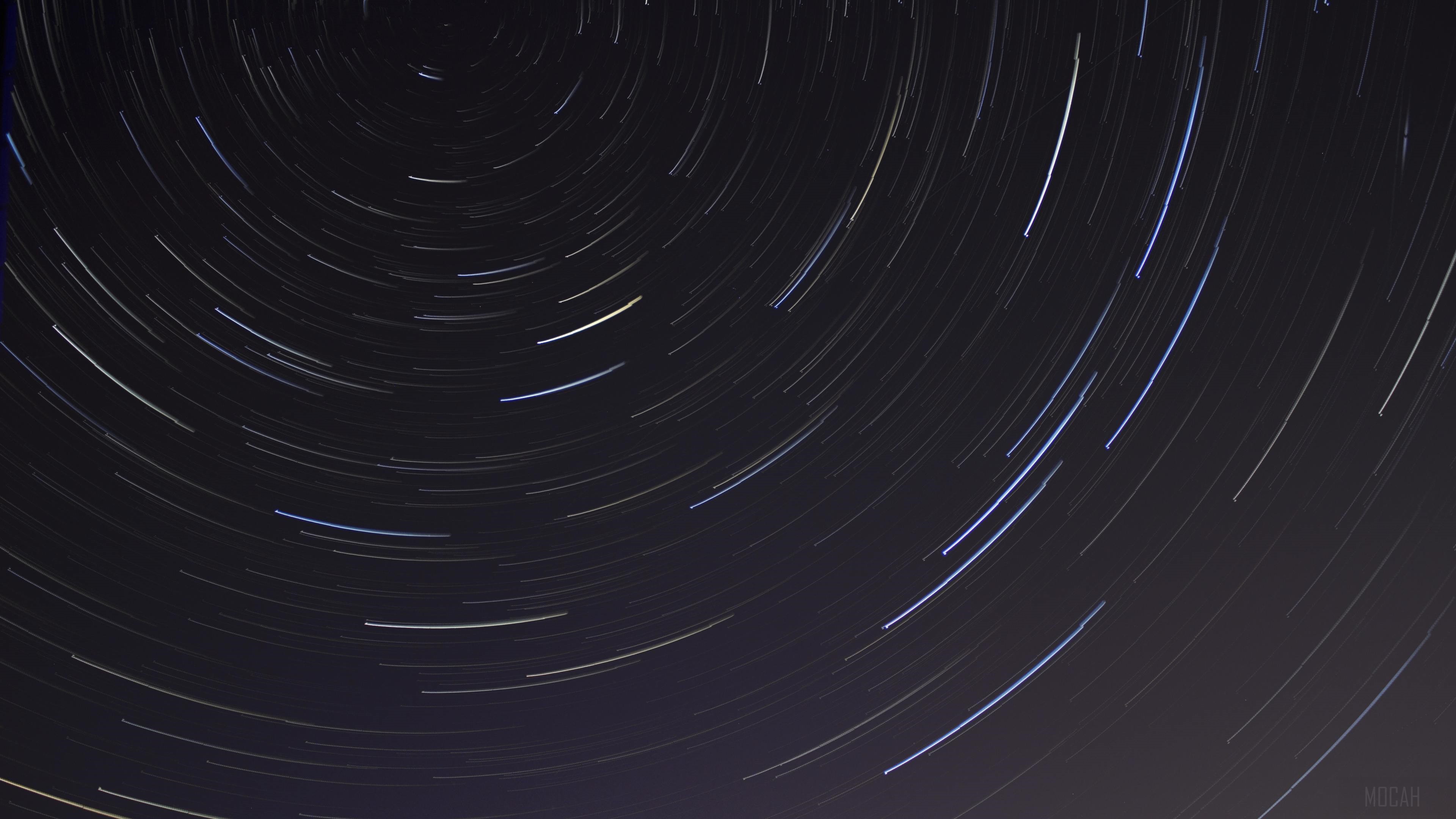 Star Trails Time Lapse 4K HD Wallpaper