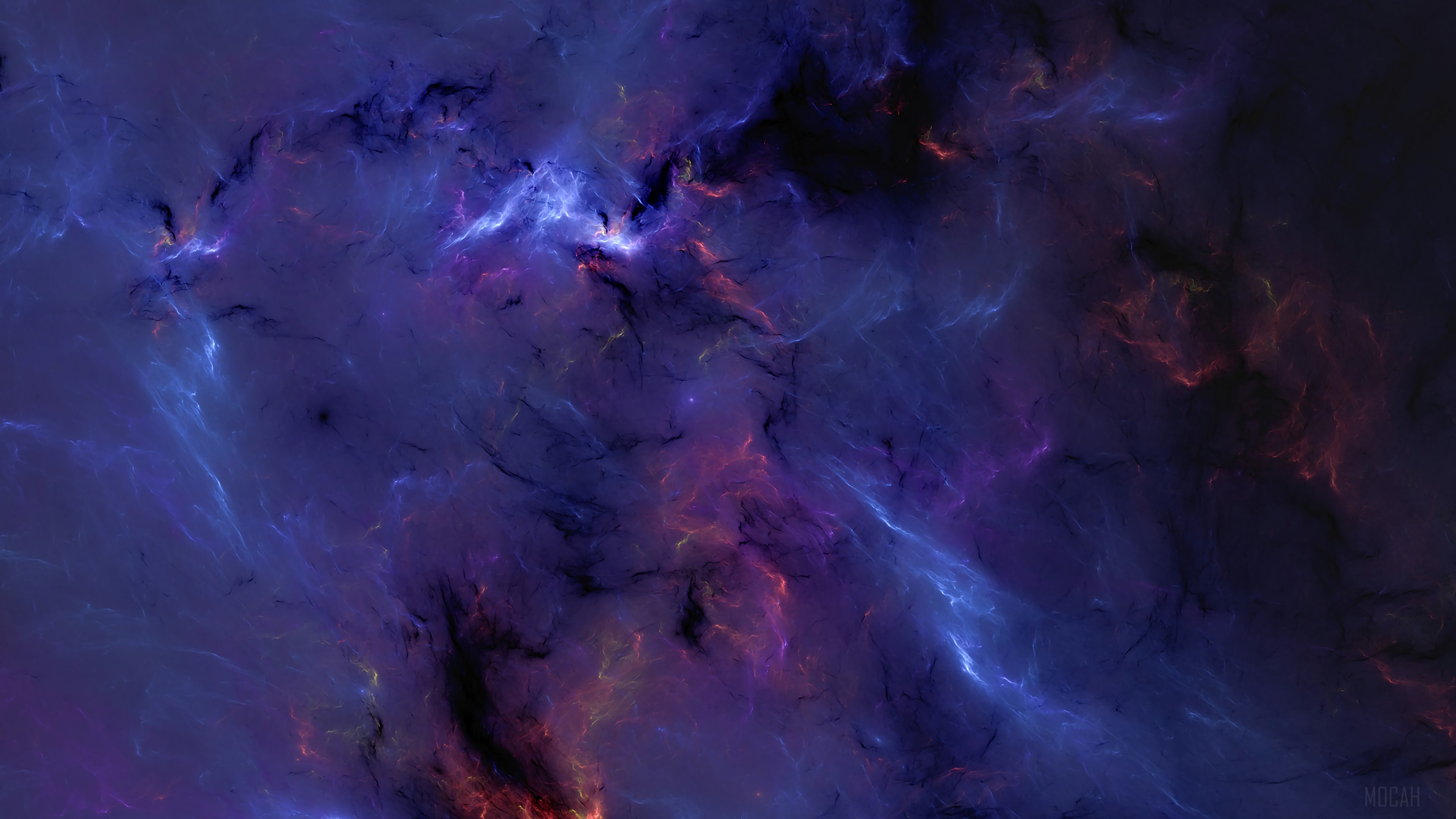 Abstract Space Nebula 4K HD Wallpaper