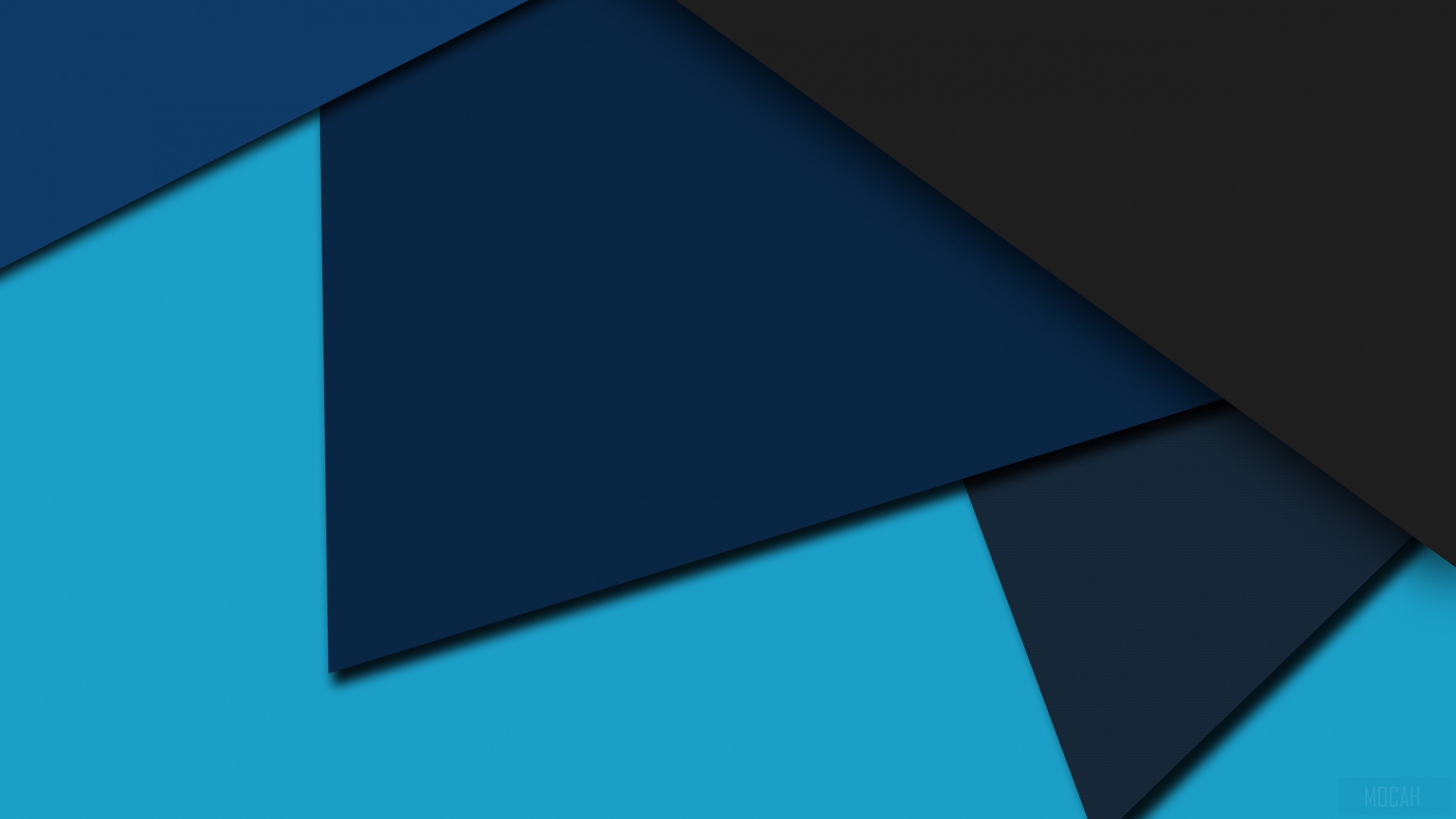 4K Material Style Shapes HD Wallpaper