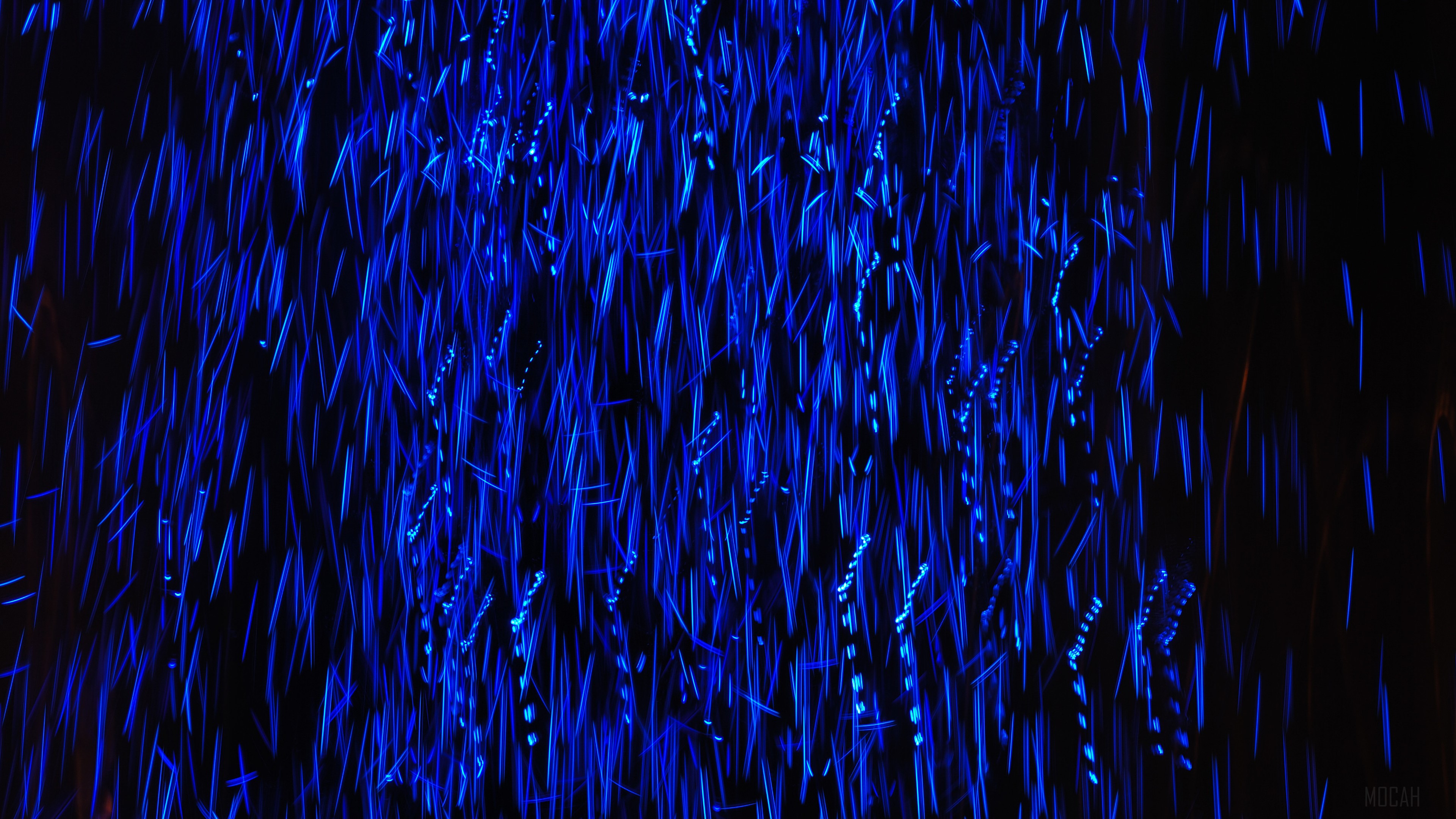 Abstract Blue Lights HD Wallpaper
